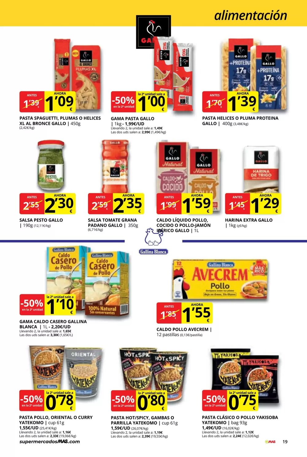 Folleto promocional de MAS válido desde el 03/03/2026 - Página 19.