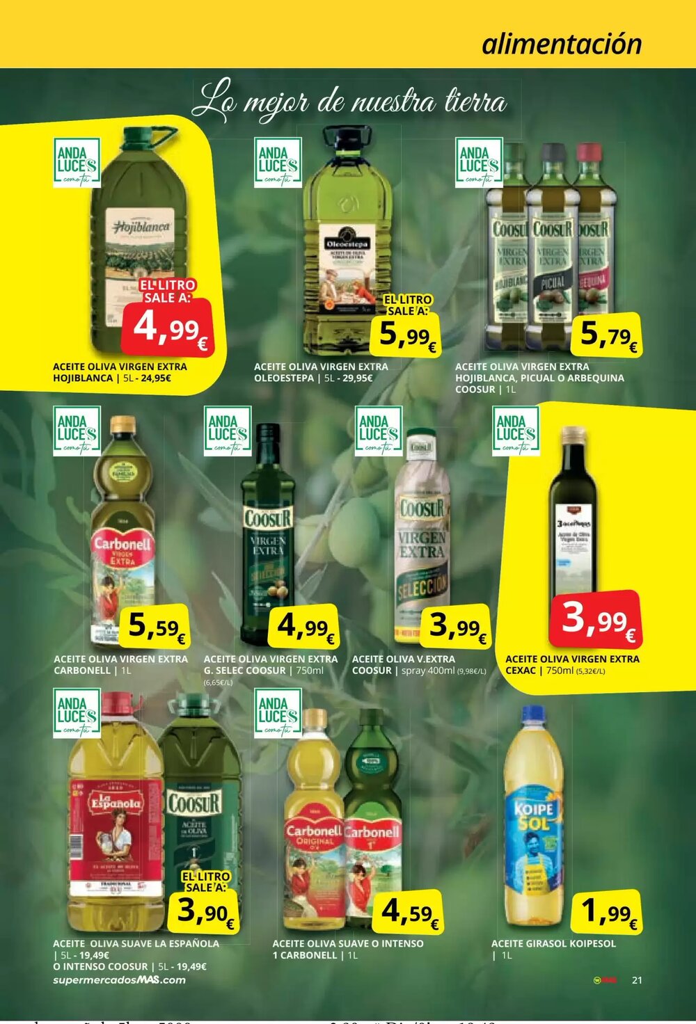 Folleto promocional de MAS válido desde el 03/03/2026 - Página 21.