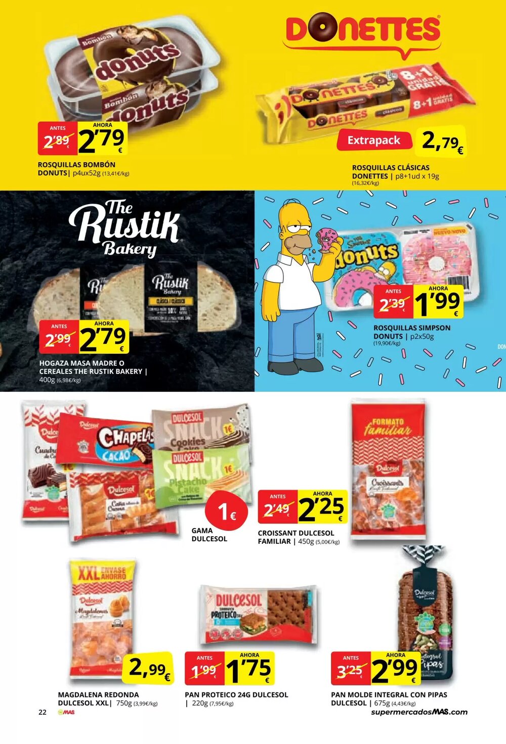 Folleto promocional de MAS válido desde el 03/03/2026 - Página 22.