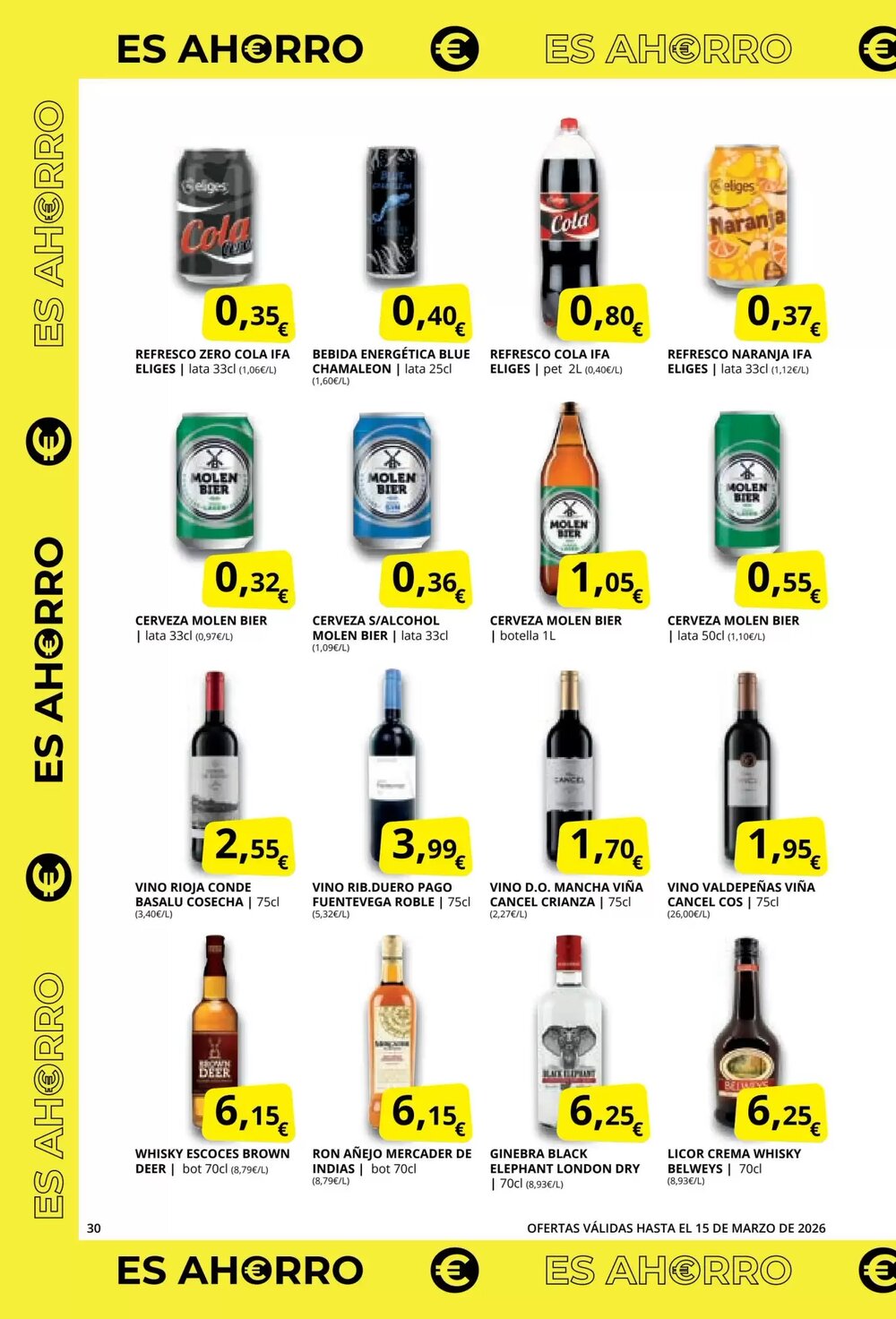 Folleto promocional de MAS válido desde el 03/03/2026 - Página 30.