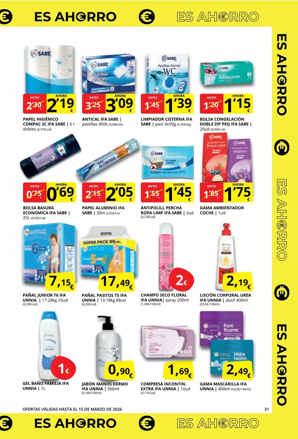 Folleto promocional de MAS válido desde el 03/03/2026 - Página 31.