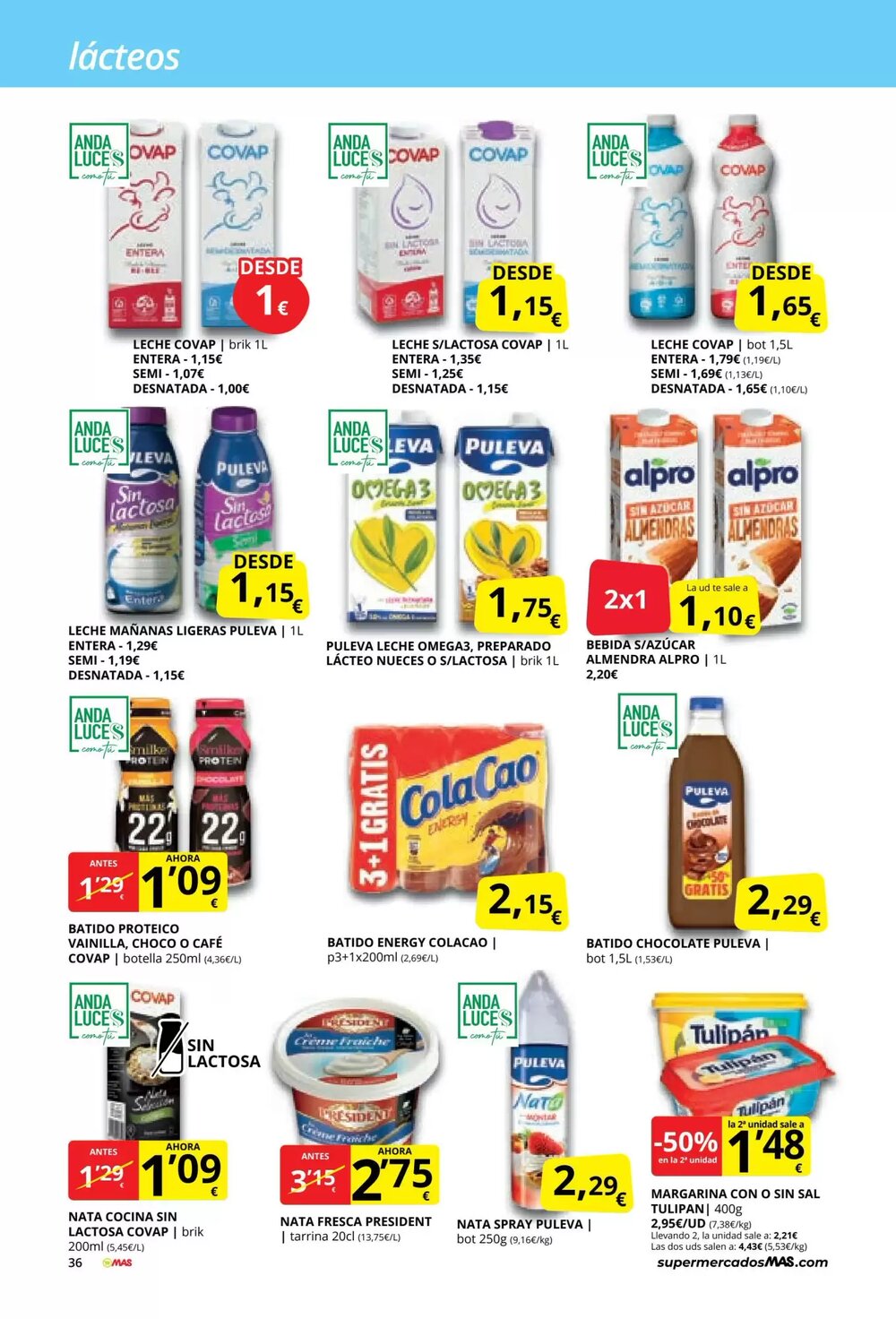 Folleto promocional de MAS válido desde el 03/03/2026 - Página 36.