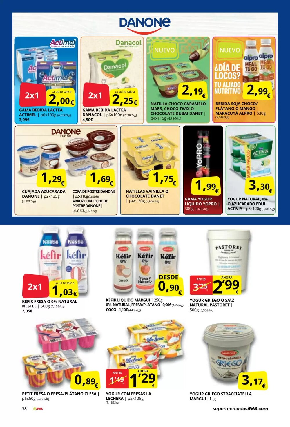 Folleto promocional de MAS válido desde el 03/03/2026 - Página 38.