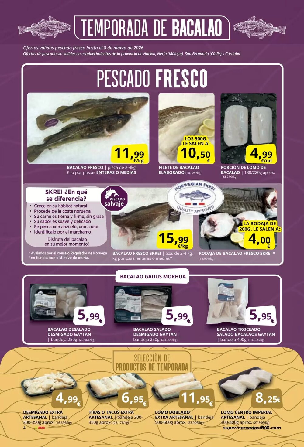 Folleto promocional de MAS válido desde el 03/03/2026 - Página 4.