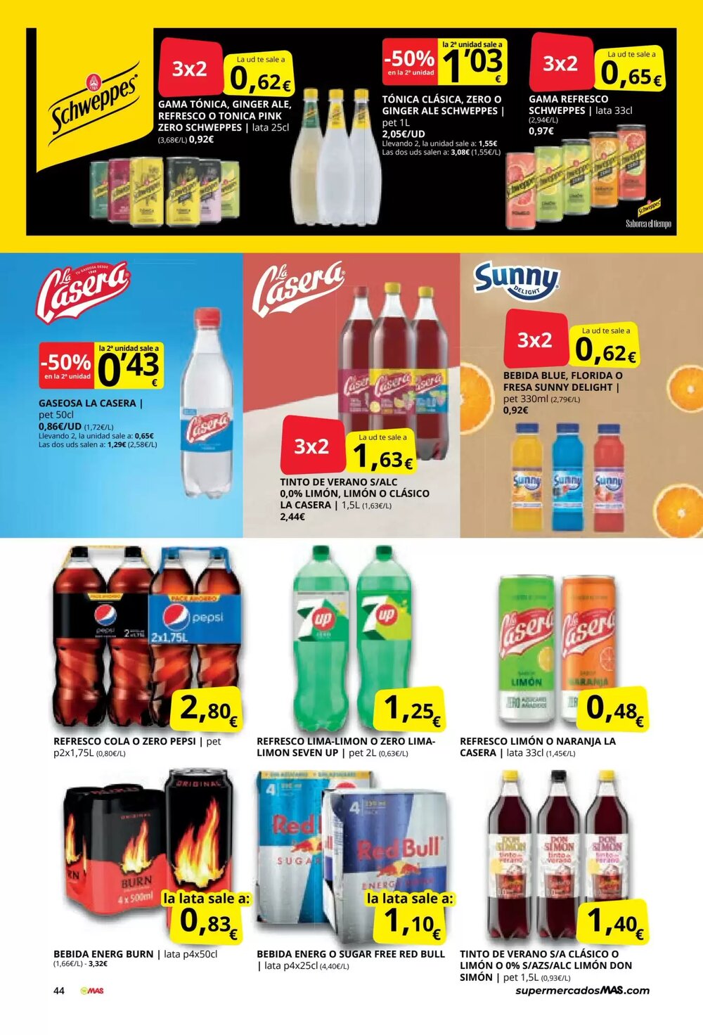 Folleto promocional de MAS válido desde el 03/03/2026 - Página 44.