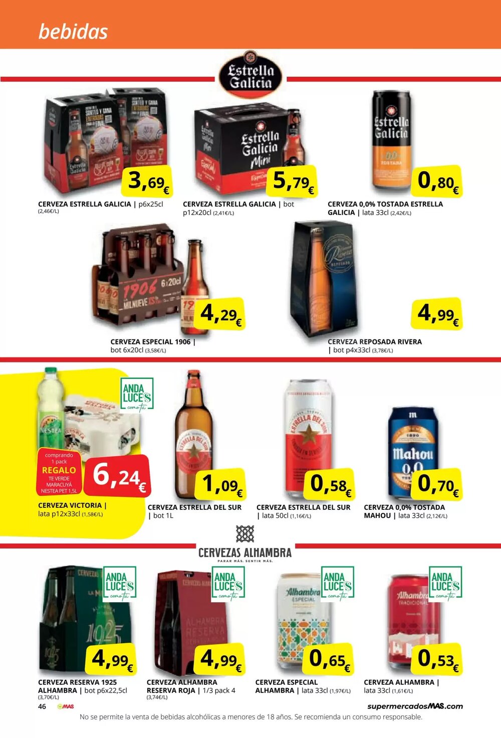 Folleto promocional de MAS válido desde el 03/03/2026 - Página 46.