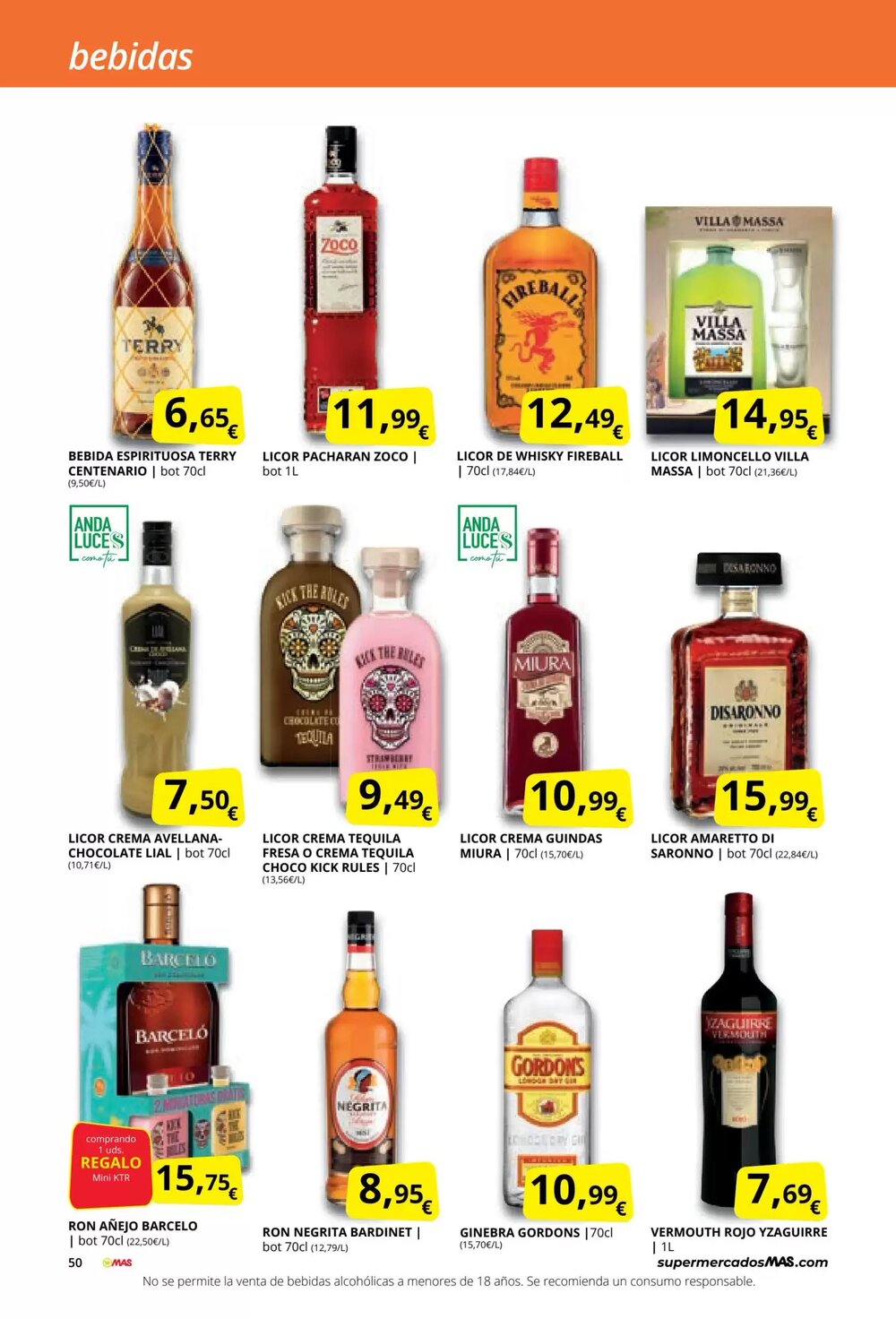 Folleto promocional de MAS válido desde el 03/03/2026 - Página 50.