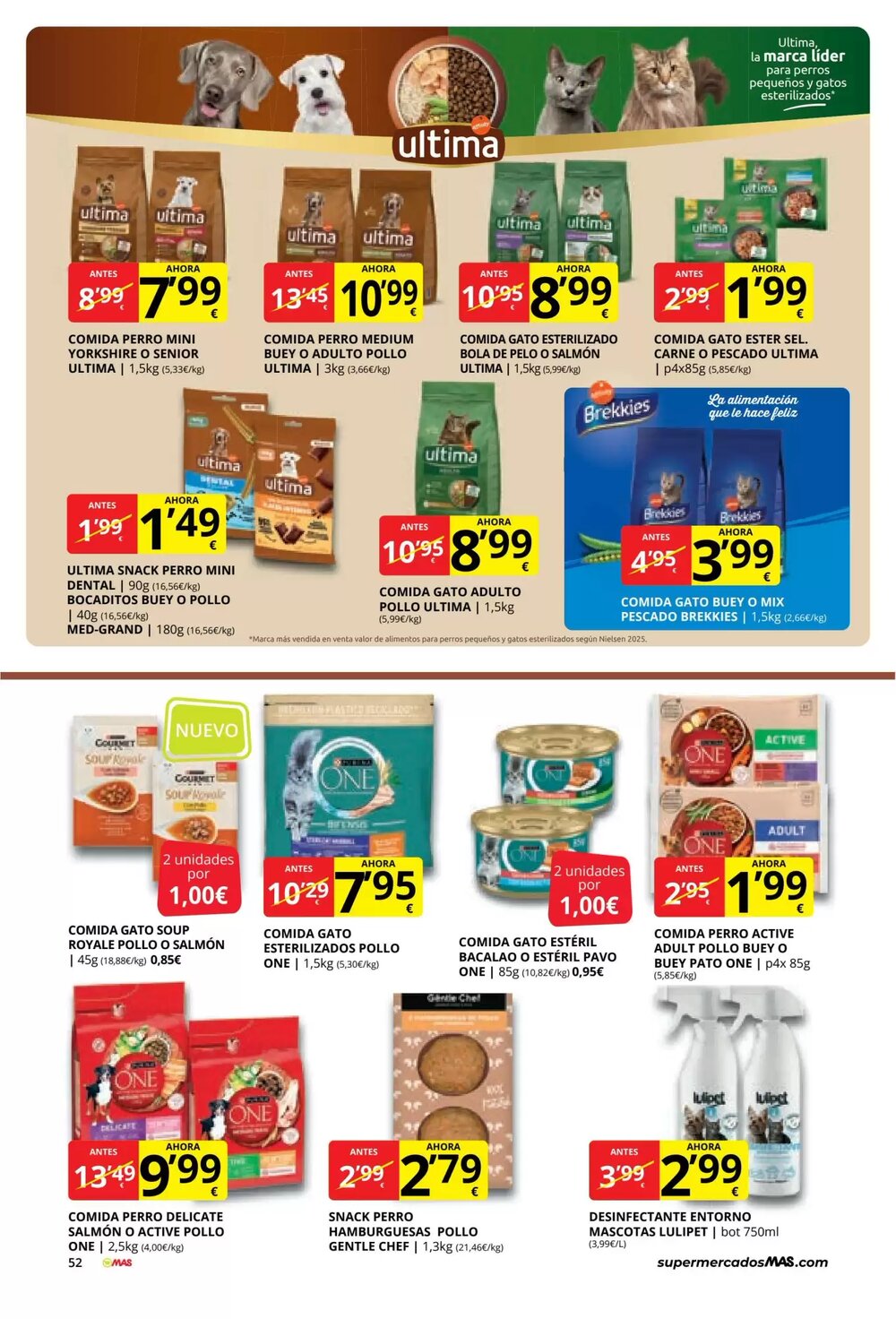 Folleto promocional de MAS válido desde el 03/03/2026 - Página 52.