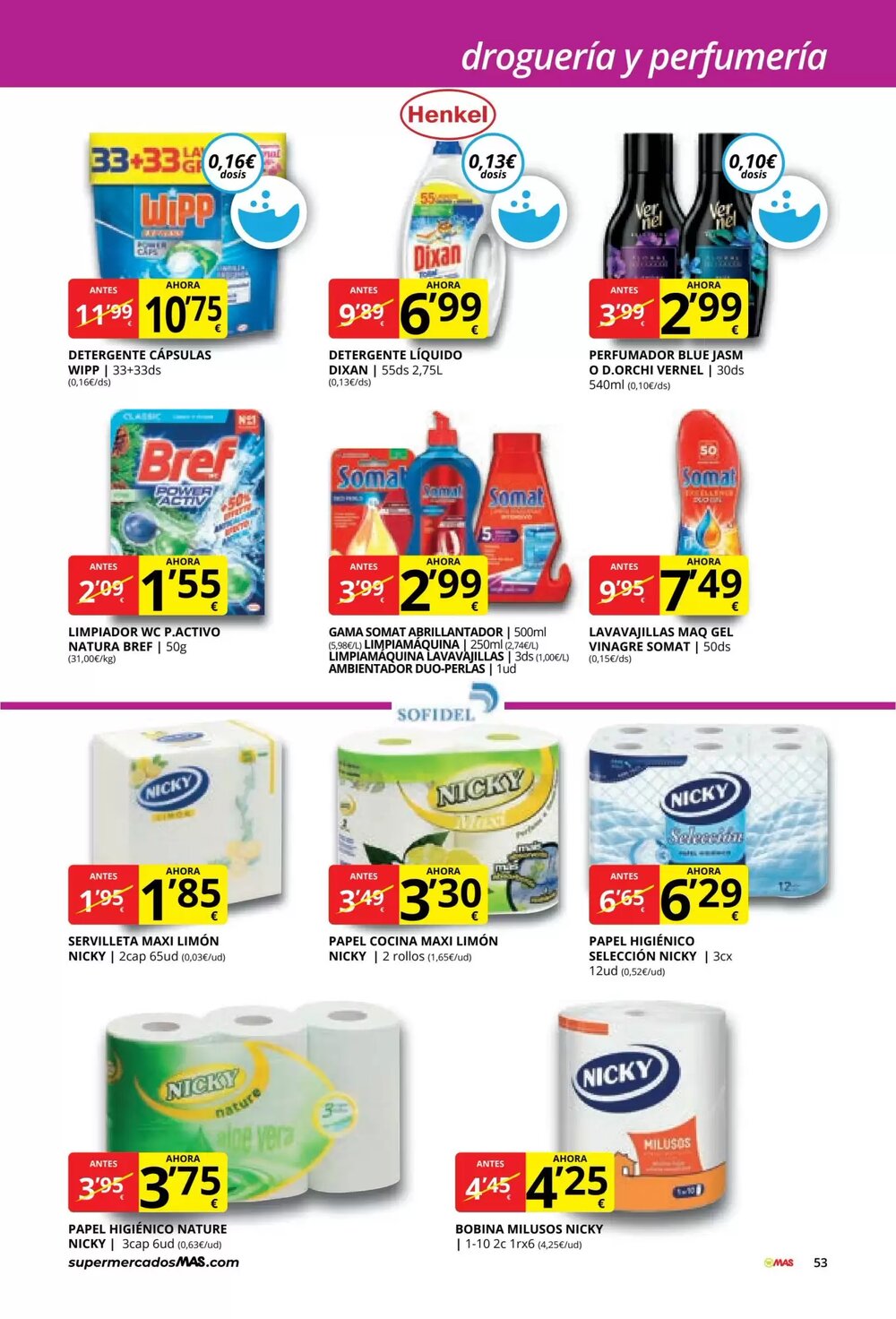 Folleto promocional de MAS válido desde el 03/03/2026 - Página 53.