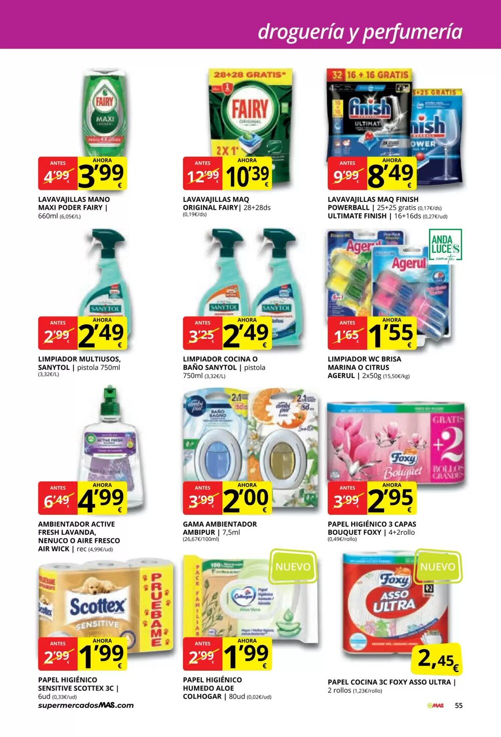 Folleto promocional de MAS válido desde el 03/03/2026 - Página 55.