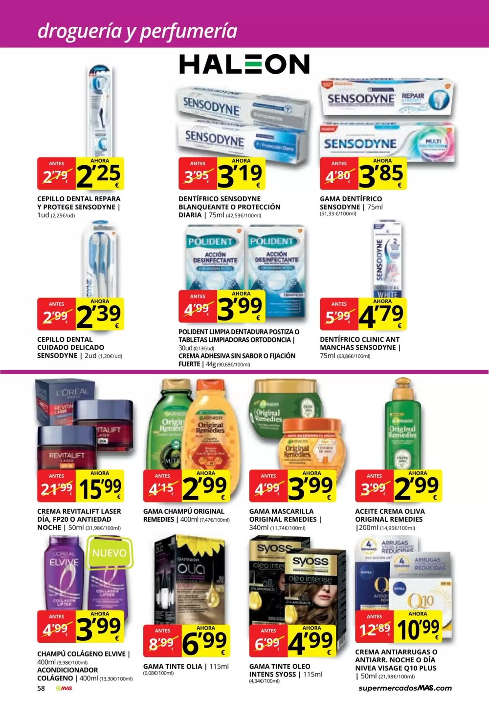 Folleto promocional de MAS válido desde el 03/03/2026 - Página 58.