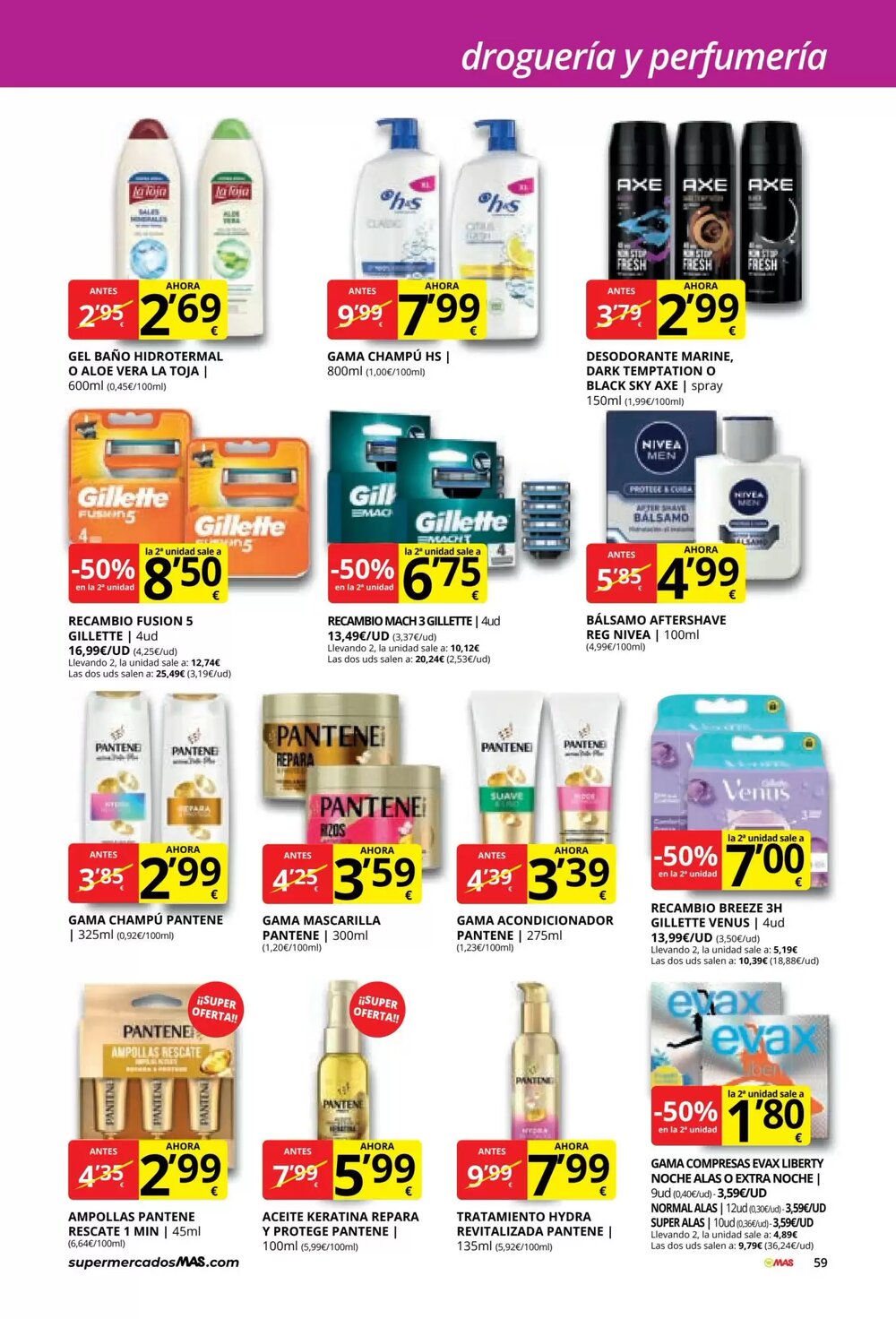 Folleto promocional de MAS válido desde el 03/03/2026 - Página 59.