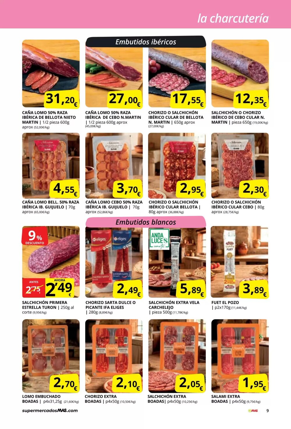 Folleto promocional de MAS válido desde el 03/03/2026 - Página 9.