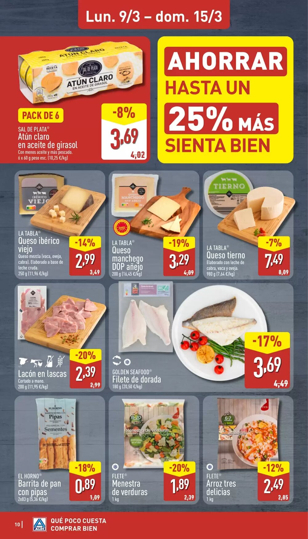Folleto promocional de ALDI válido desde el 09/03/2026 - Página 10.