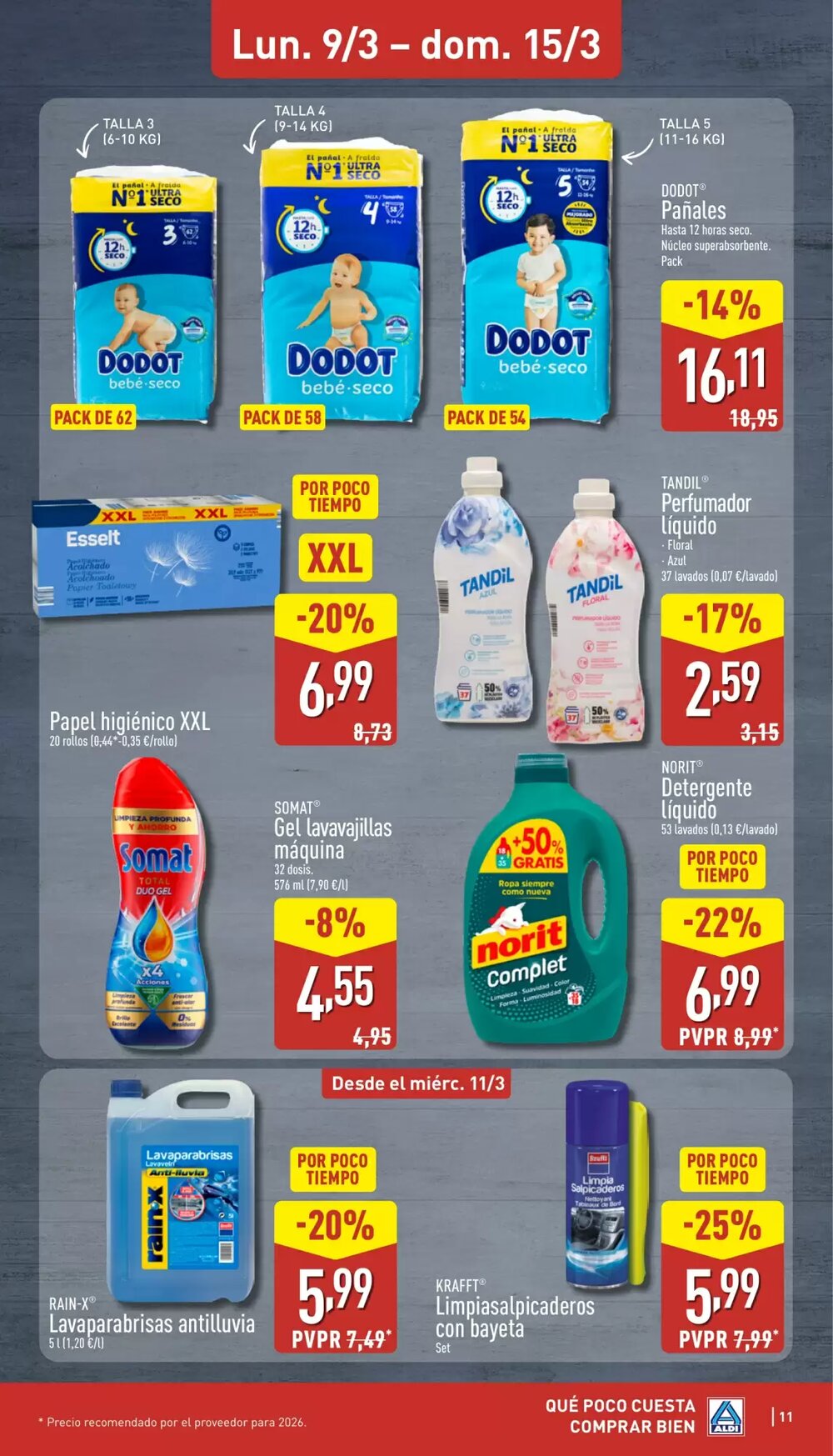 Folleto promocional de ALDI válido desde el 09/03/2026 - Página 11.