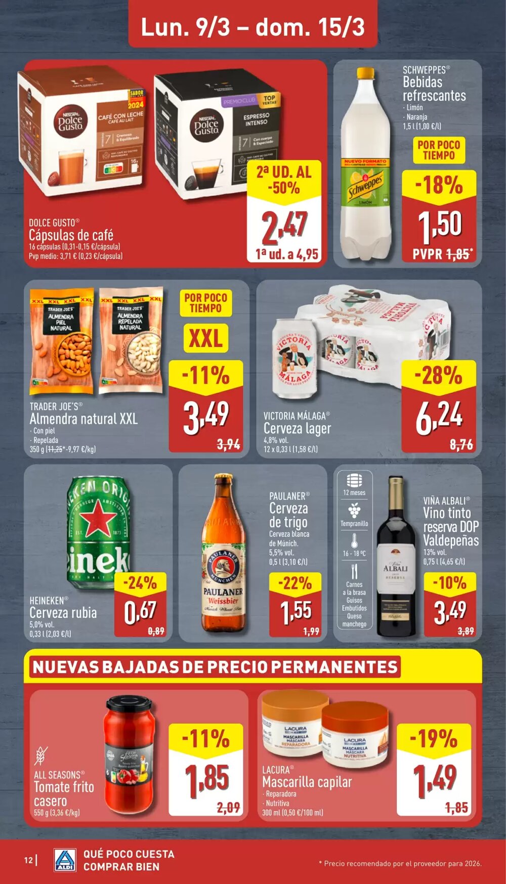 Folleto promocional de ALDI válido desde el 09/03/2026 - Página 12.