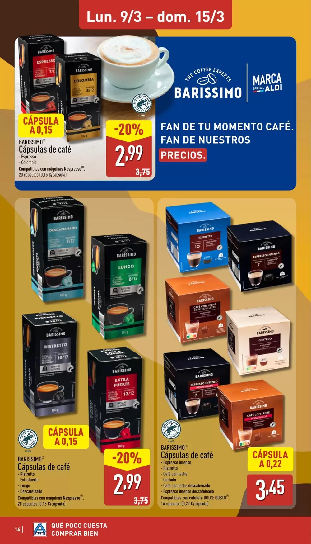 Folleto promocional de ALDI válido desde el 09/03/2026 - Página 14.