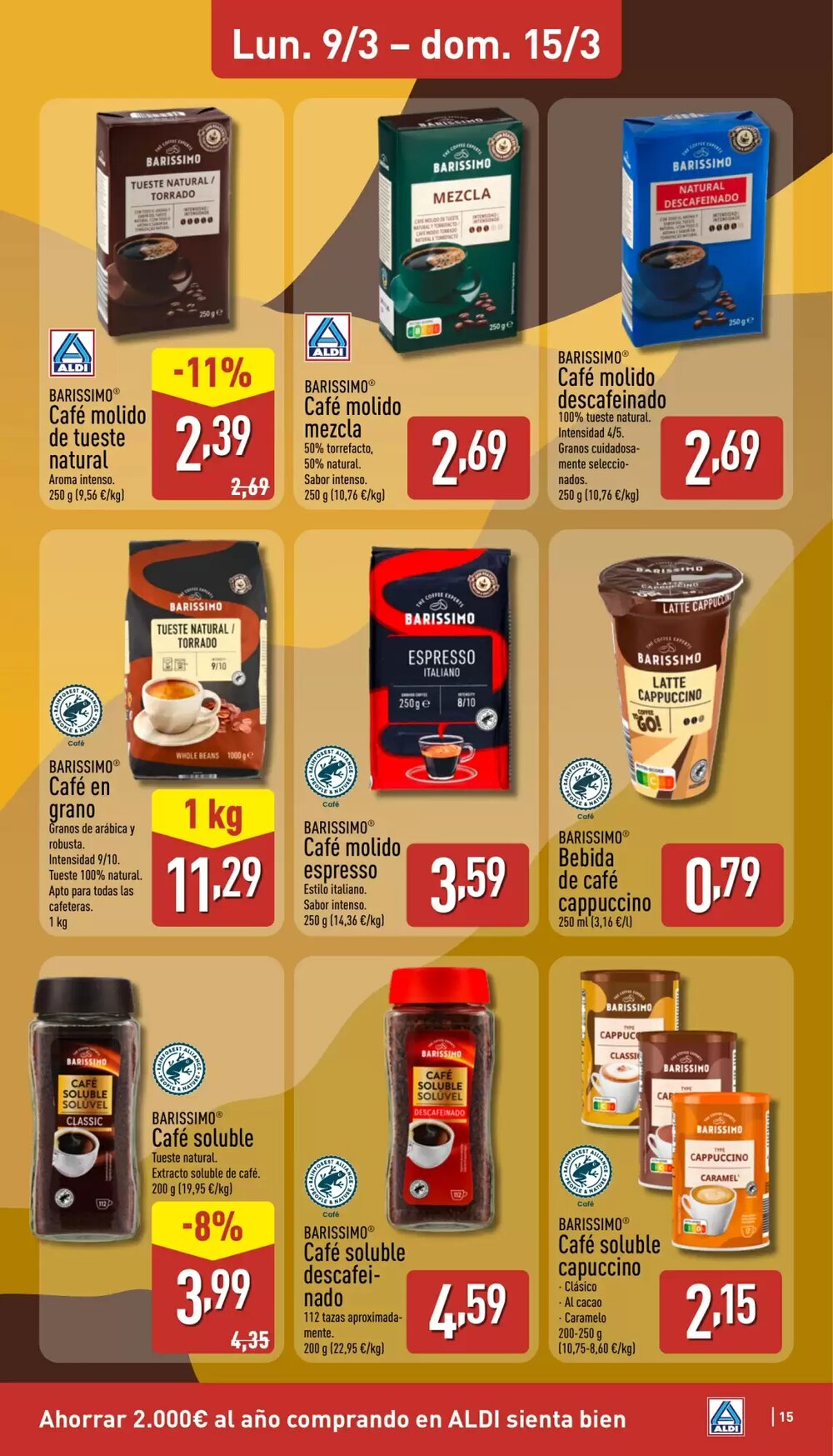 Folleto promocional de ALDI válido desde el 09/03/2026 - Página 15.