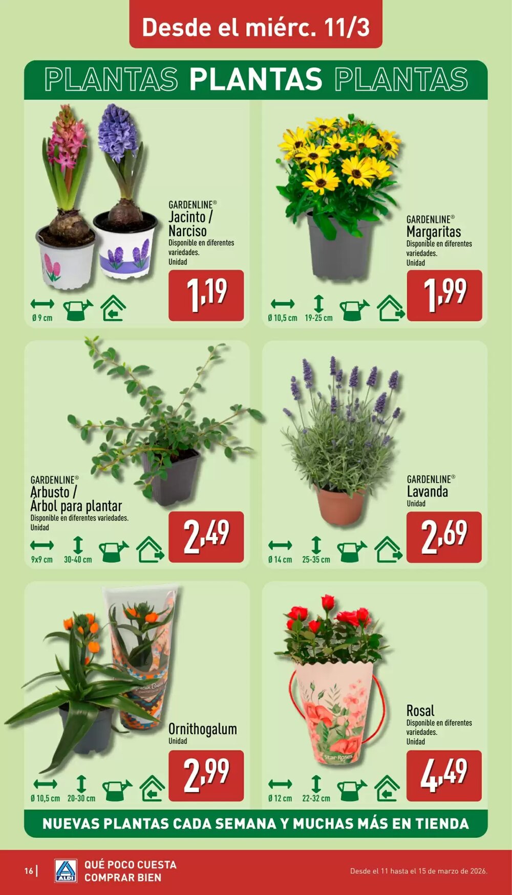 Folleto promocional de ALDI válido desde el 09/03/2026 - Página 16.