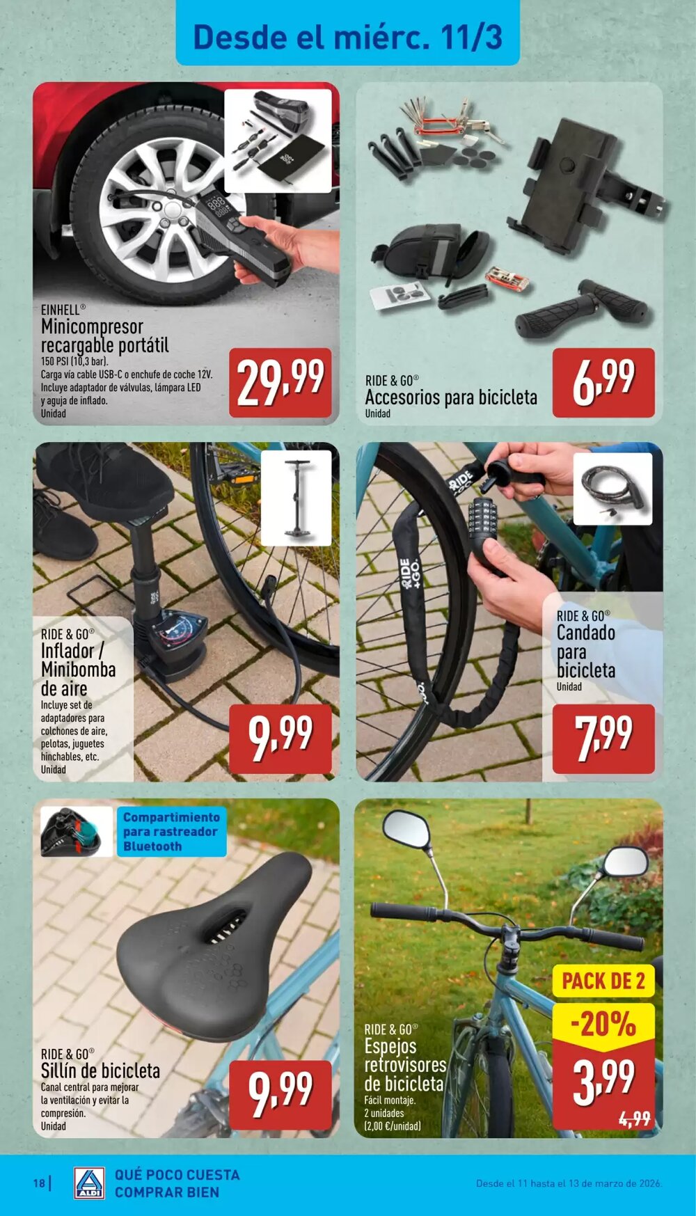 Folleto promocional de ALDI válido desde el 09/03/2026 - Página 18.