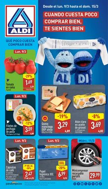 Folleto promocional de ALDI válido desde el 09/03/2026