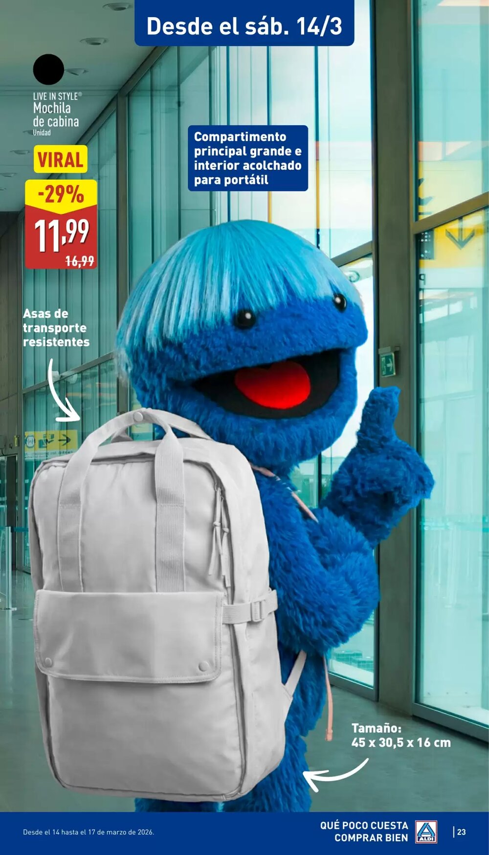 Folleto promocional de ALDI válido desde el 09/03/2026 - Página 23.