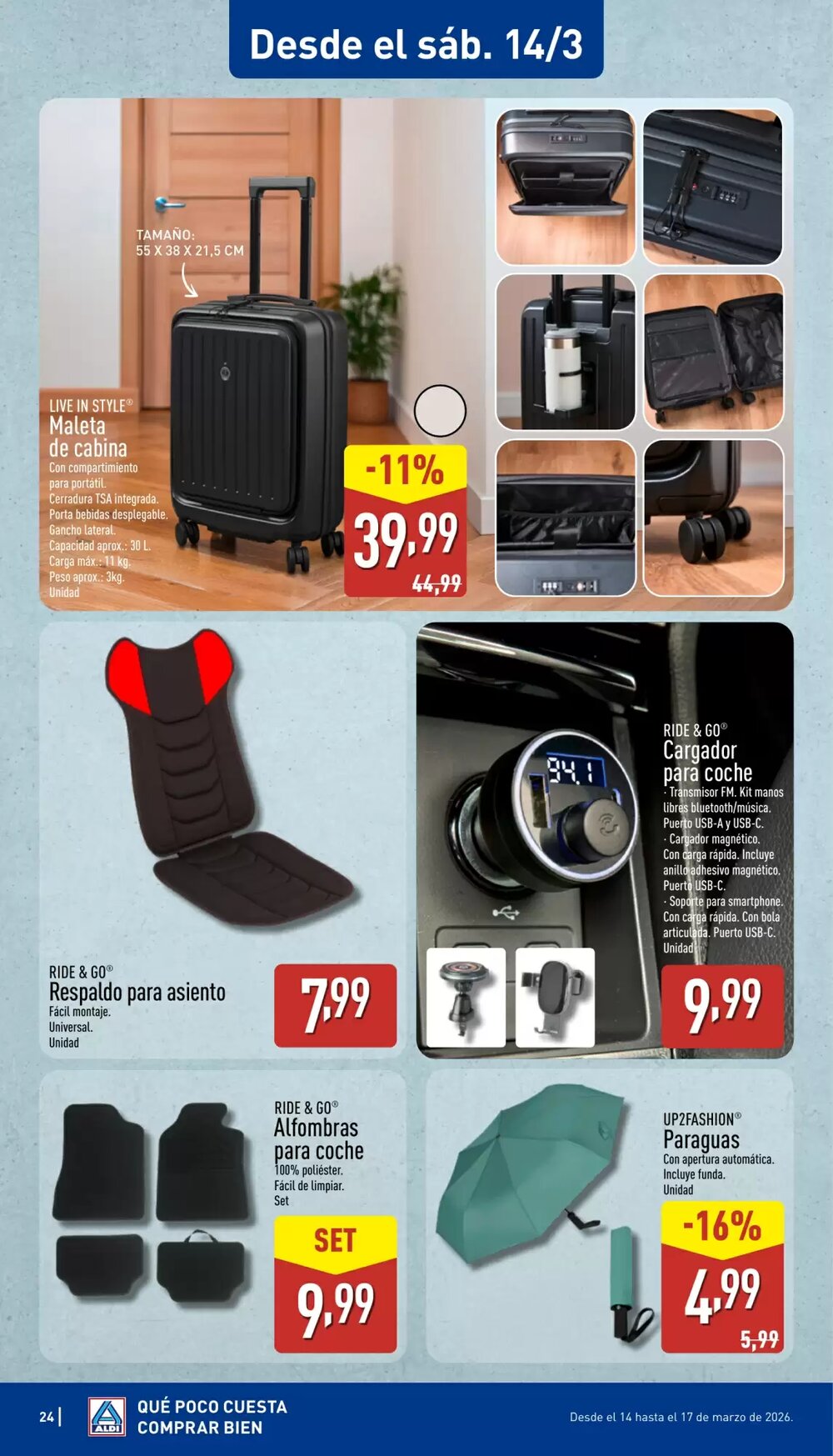 Folleto promocional de ALDI válido desde el 09/03/2026 - Página 24.