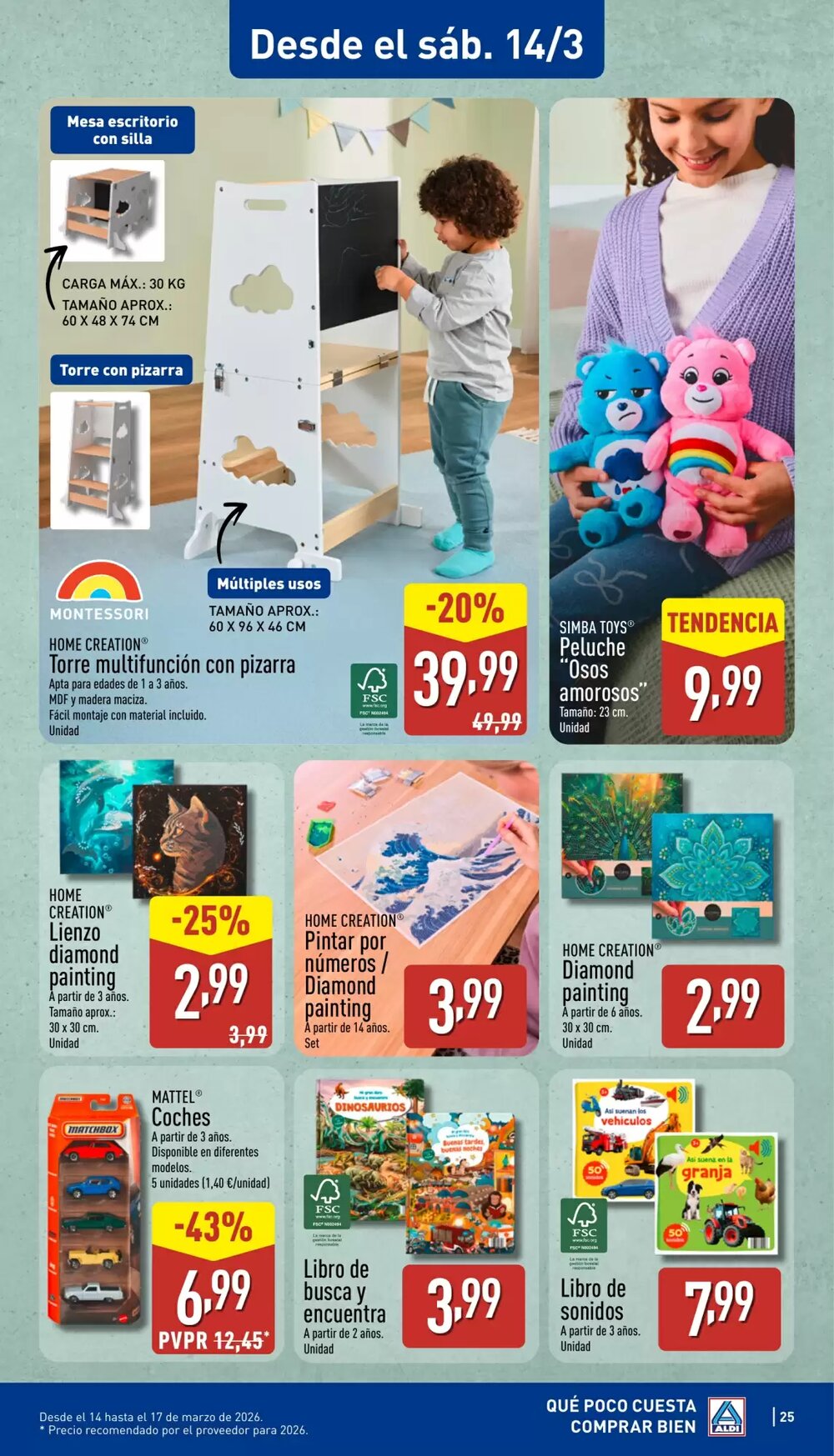 Folleto promocional de ALDI válido desde el 09/03/2026 - Página 25.