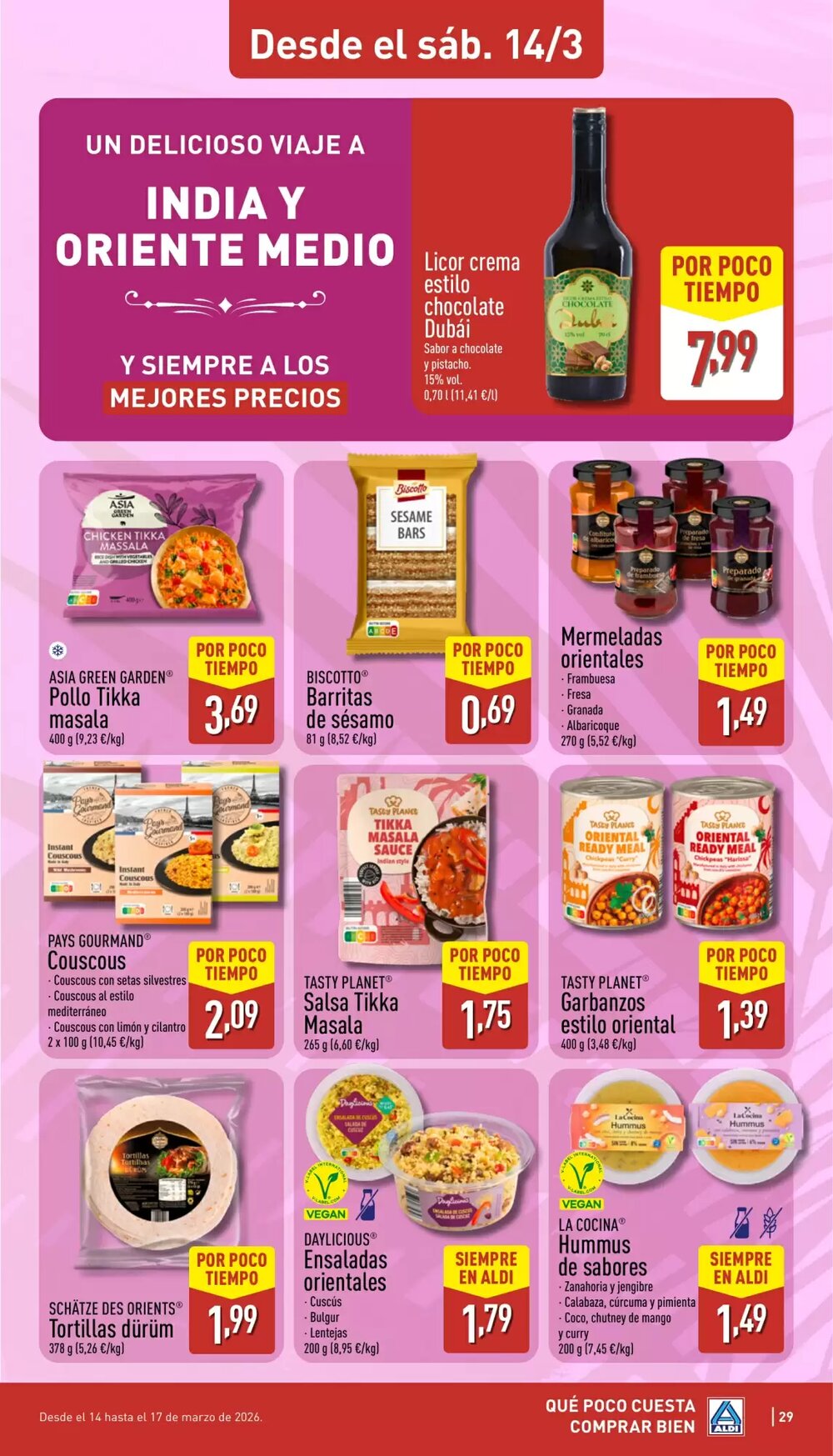 Folleto promocional de ALDI válido desde el 09/03/2026 - Página 29.