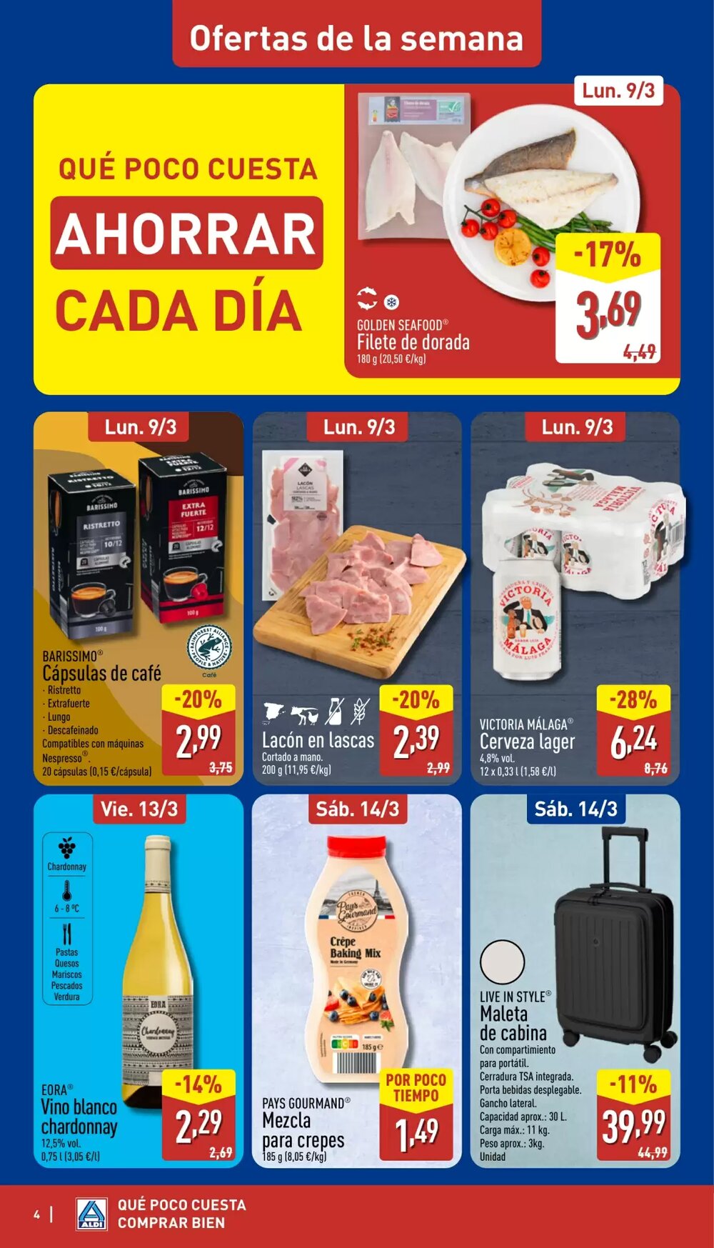 Folleto promocional de ALDI válido desde el 09/03/2026 - Página 4.