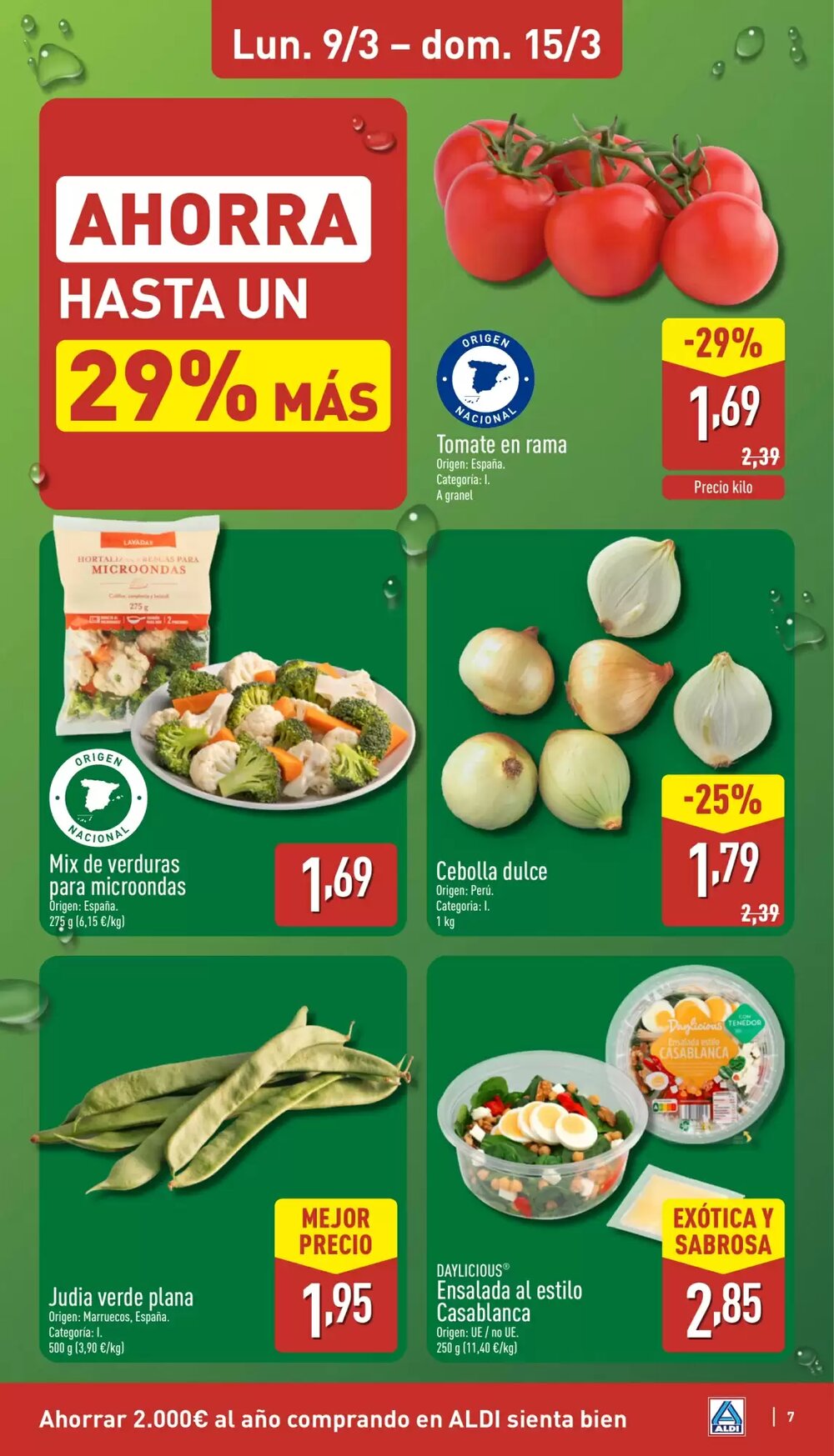 Folleto promocional de ALDI válido desde el 09/03/2026 - Página 7.