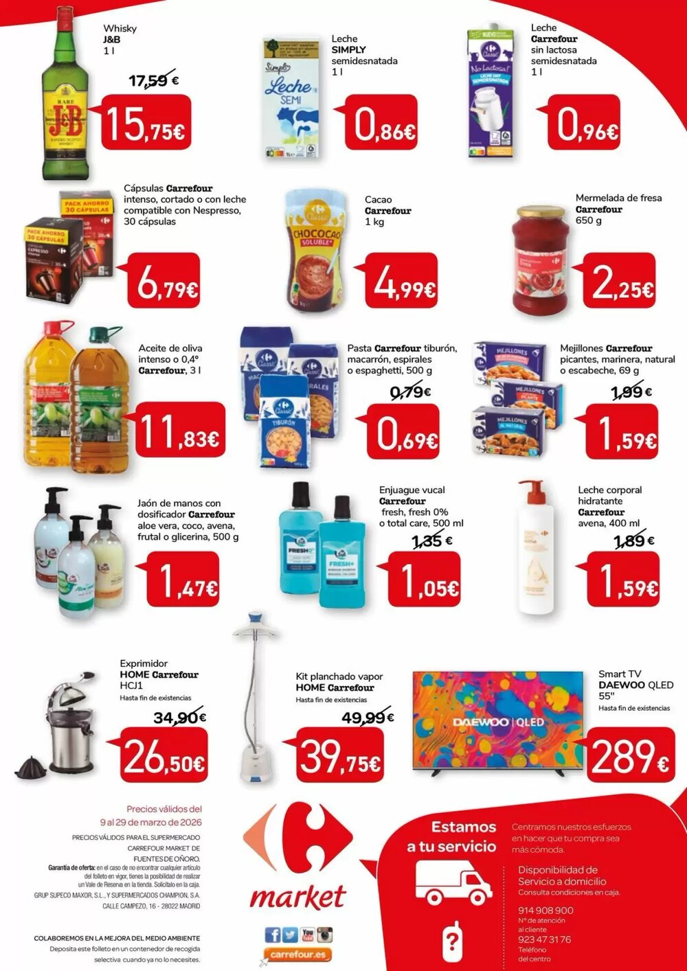 Folleto promocional de Carrefour Market válido desde el 09/03/2026 - Página 2.