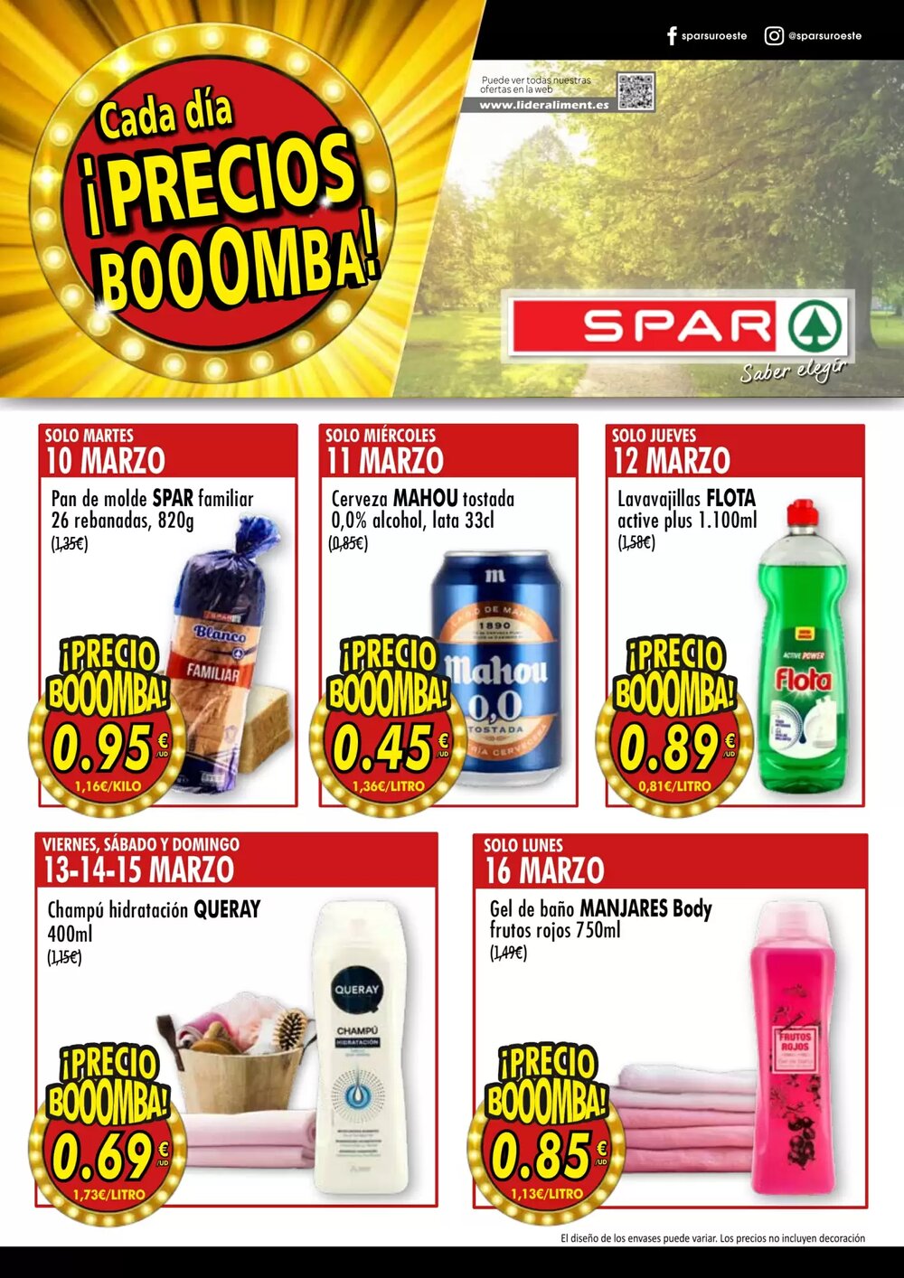 Folleto promocional de Spar válido desde el 10/03/2026 - Página 1.