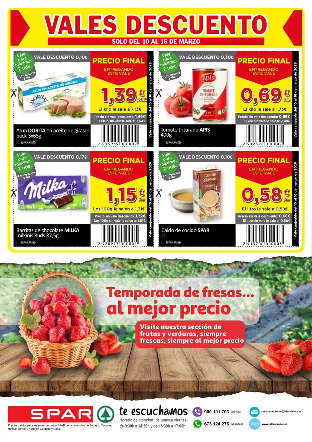 Folleto promocional de Spar válido desde el 10/03/2026 - Página 2.