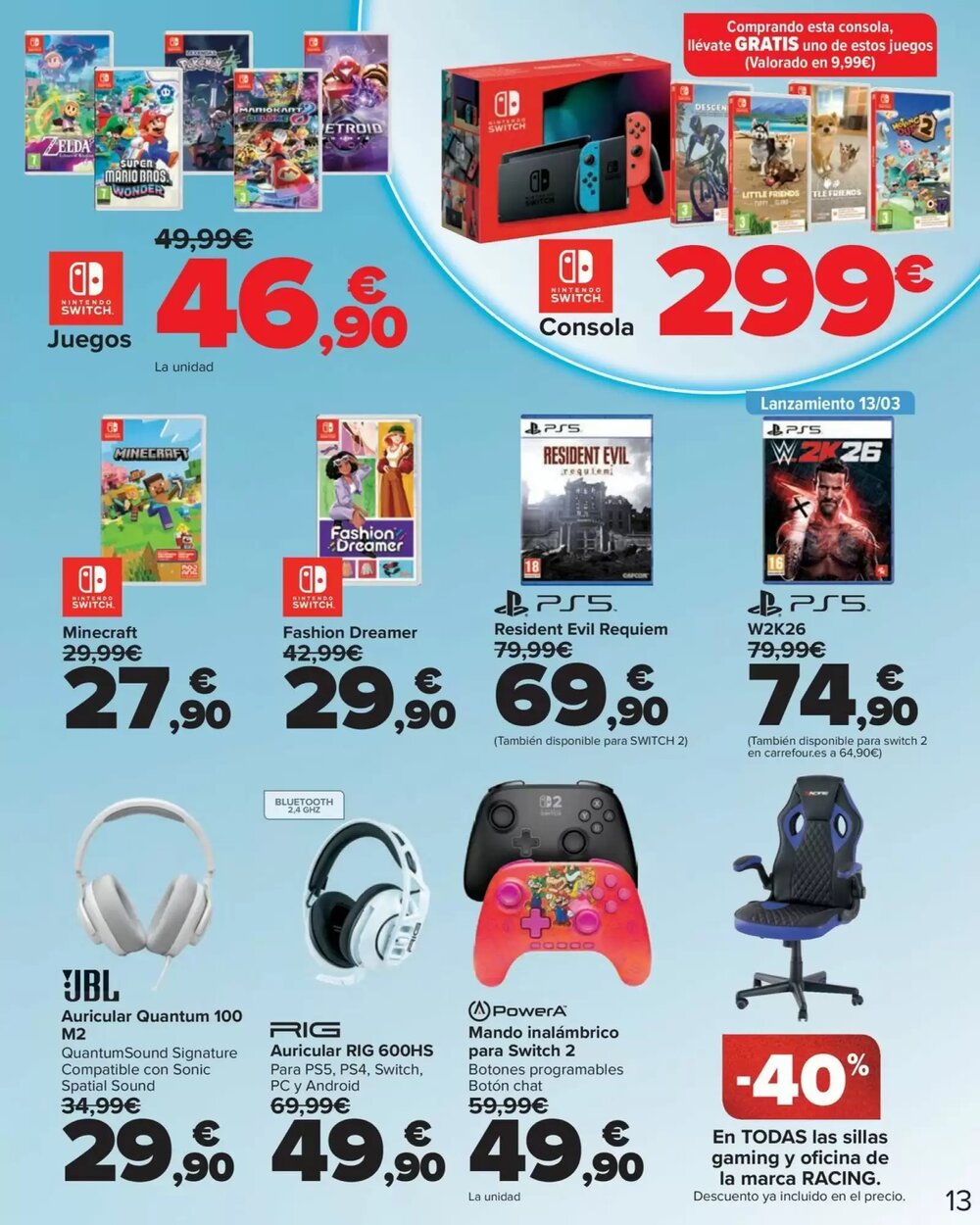 Folleto promocional de Carrefour válido desde el 11/03/2026 - Página 13.