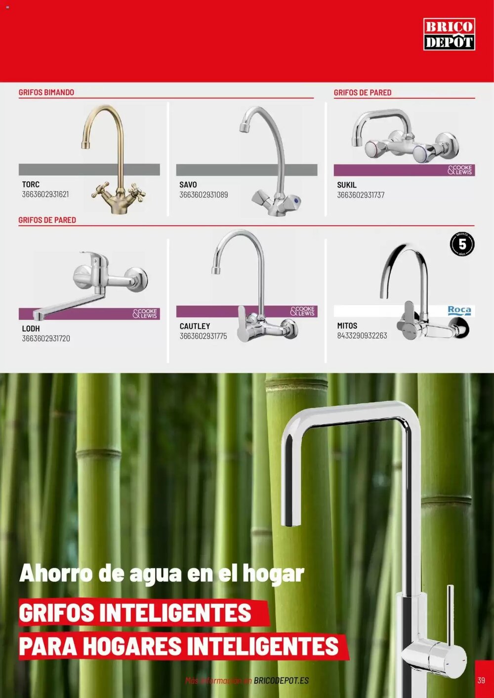 Folleto promocional de Brico Depôt válido desde el 11/03/2026 - Página 39.