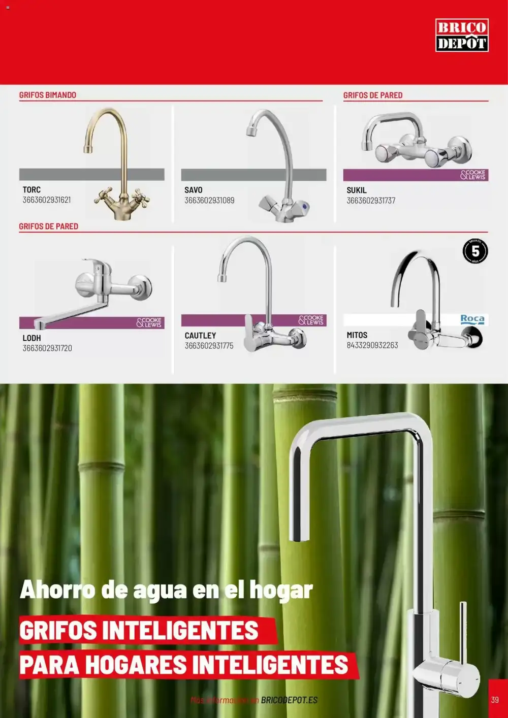 Folleto promocional de Brico Depôt válido desde el 11/03/2026 - Página 39.