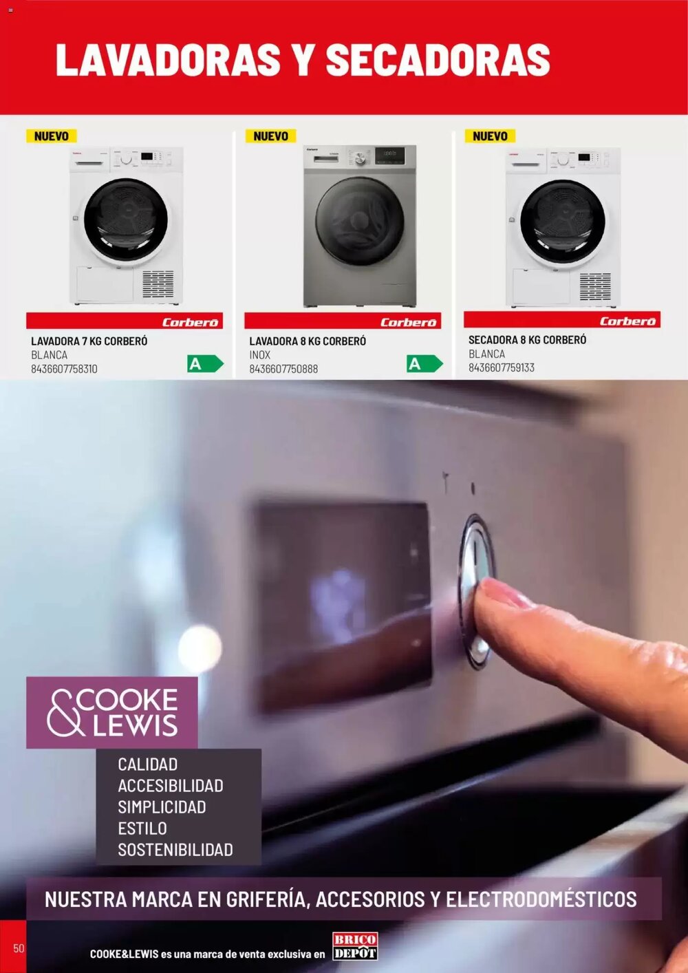 Folleto promocional de Brico Depôt válido desde el 11/03/2026 - Página 50.