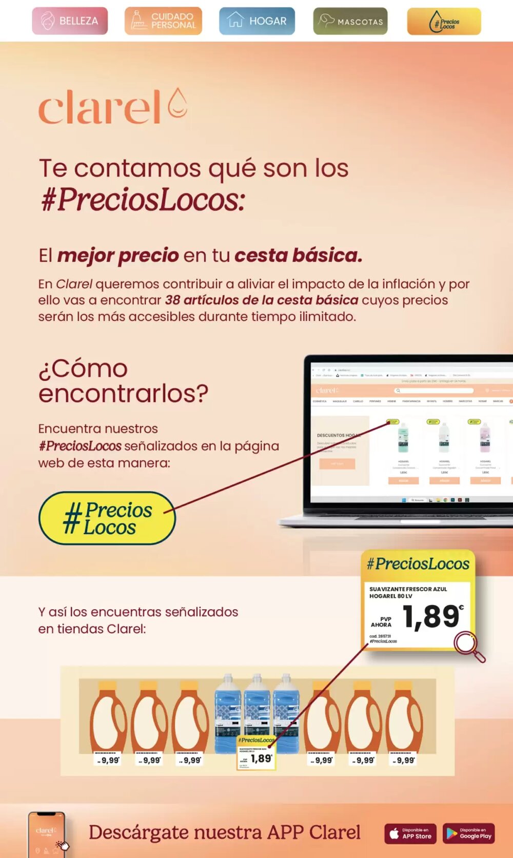 Folleto promocional de Clarel válido desde el 11/03/2026 - Página 13.