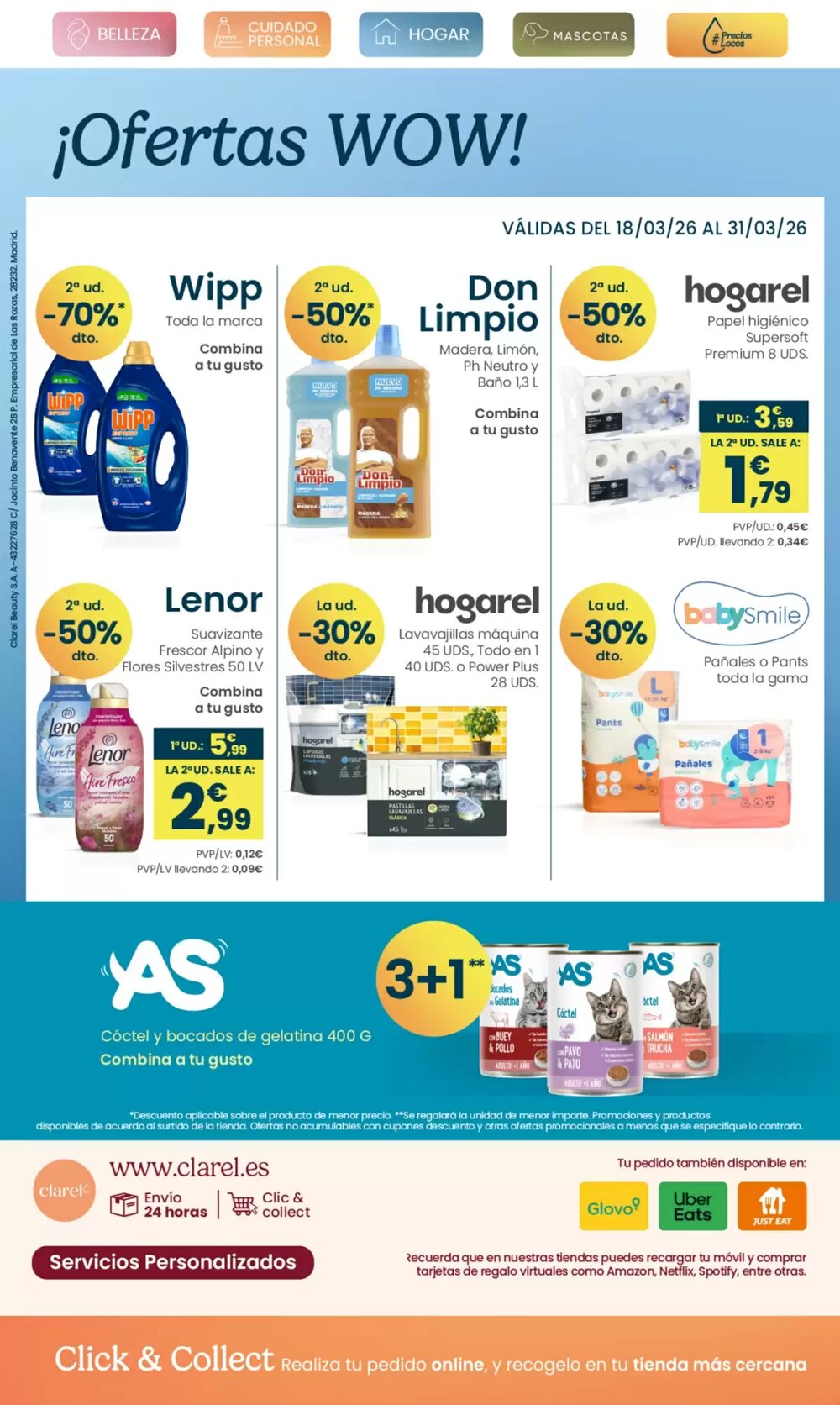 Folleto promocional de Clarel válido desde el 11/03/2026 - Página 16.