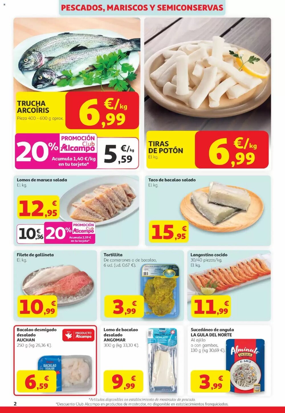 Folleto promocional de Alcampo válido desde el 12/03/2026 - Página 2.