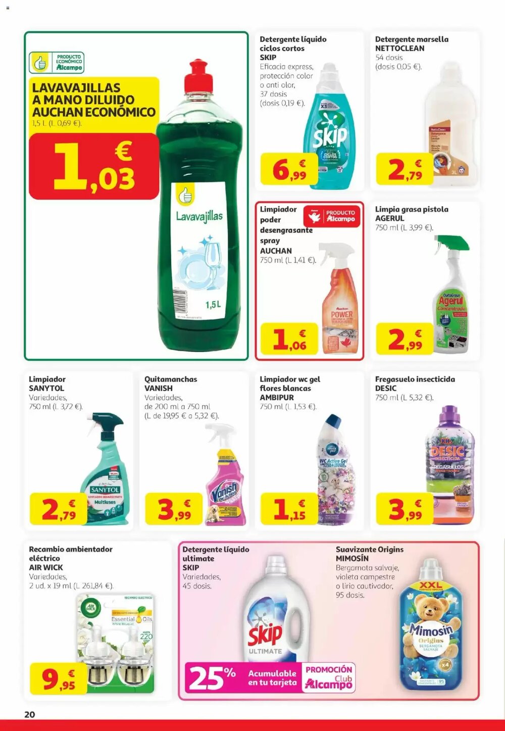 Folleto promocional de Alcampo válido desde el 12/03/2026 - Página 20.