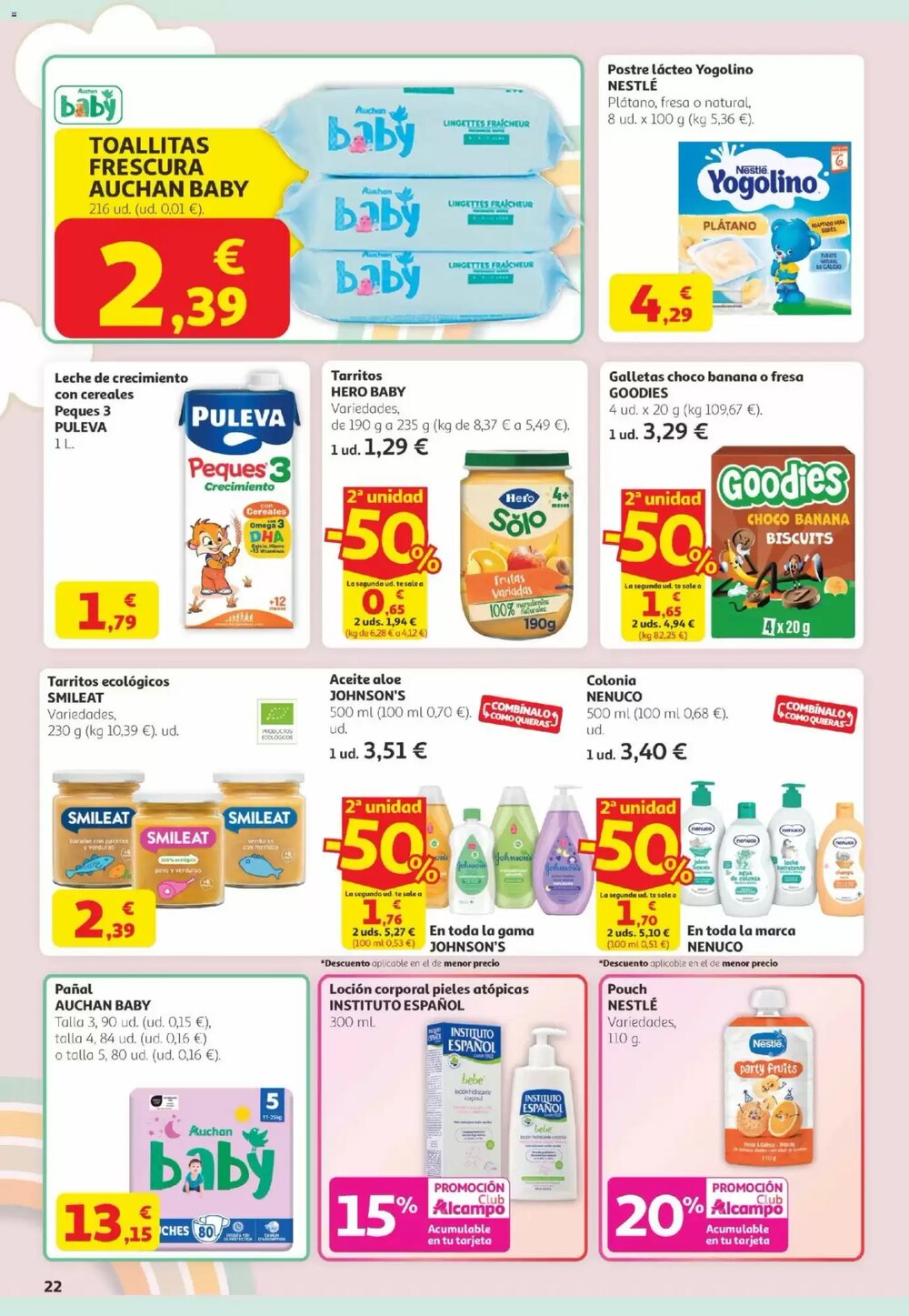 Folleto promocional de Alcampo válido desde el 12/03/2026 - Página 22.