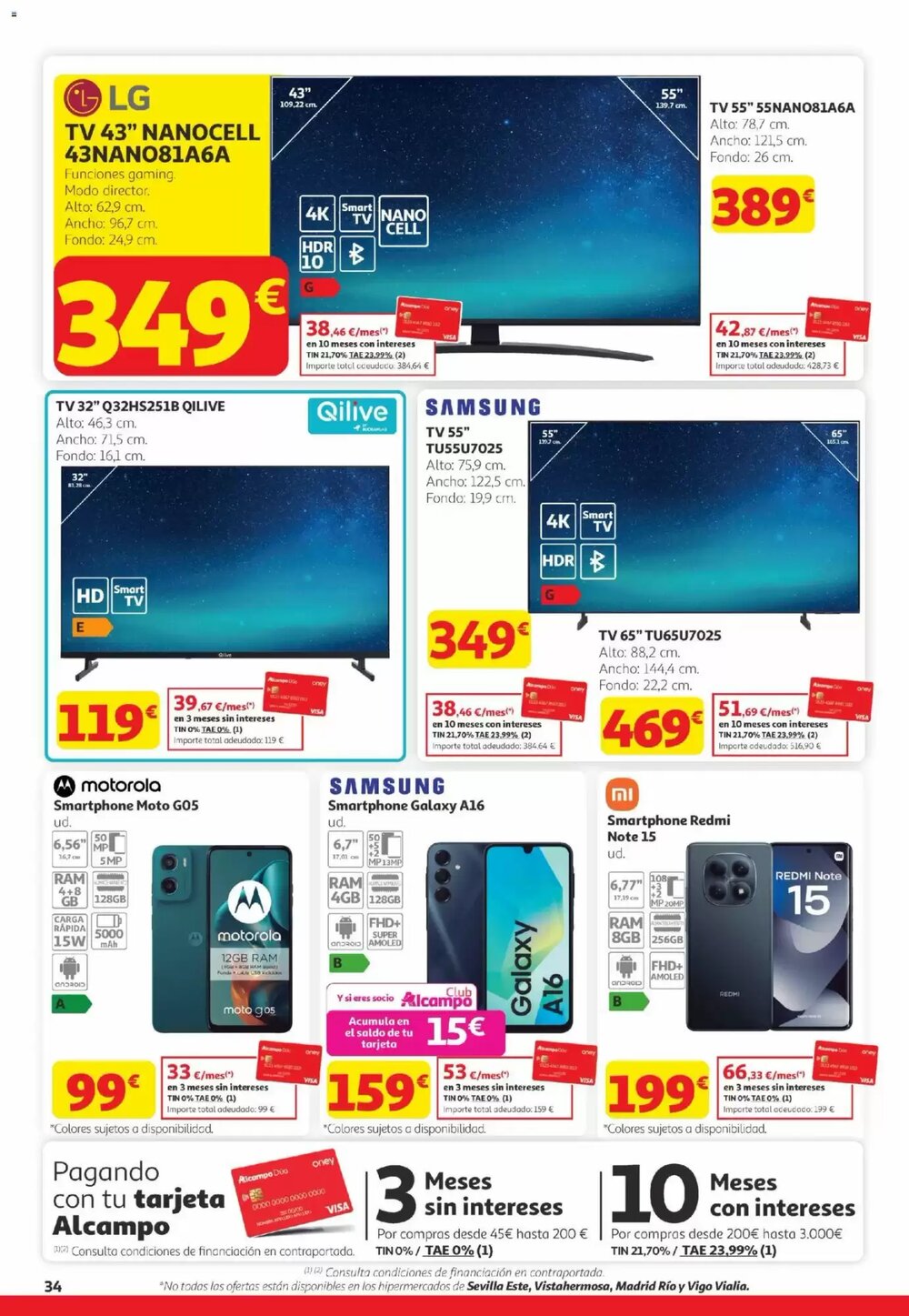 Folleto promocional de Alcampo válido desde el 12/03/2026 - Página 34.