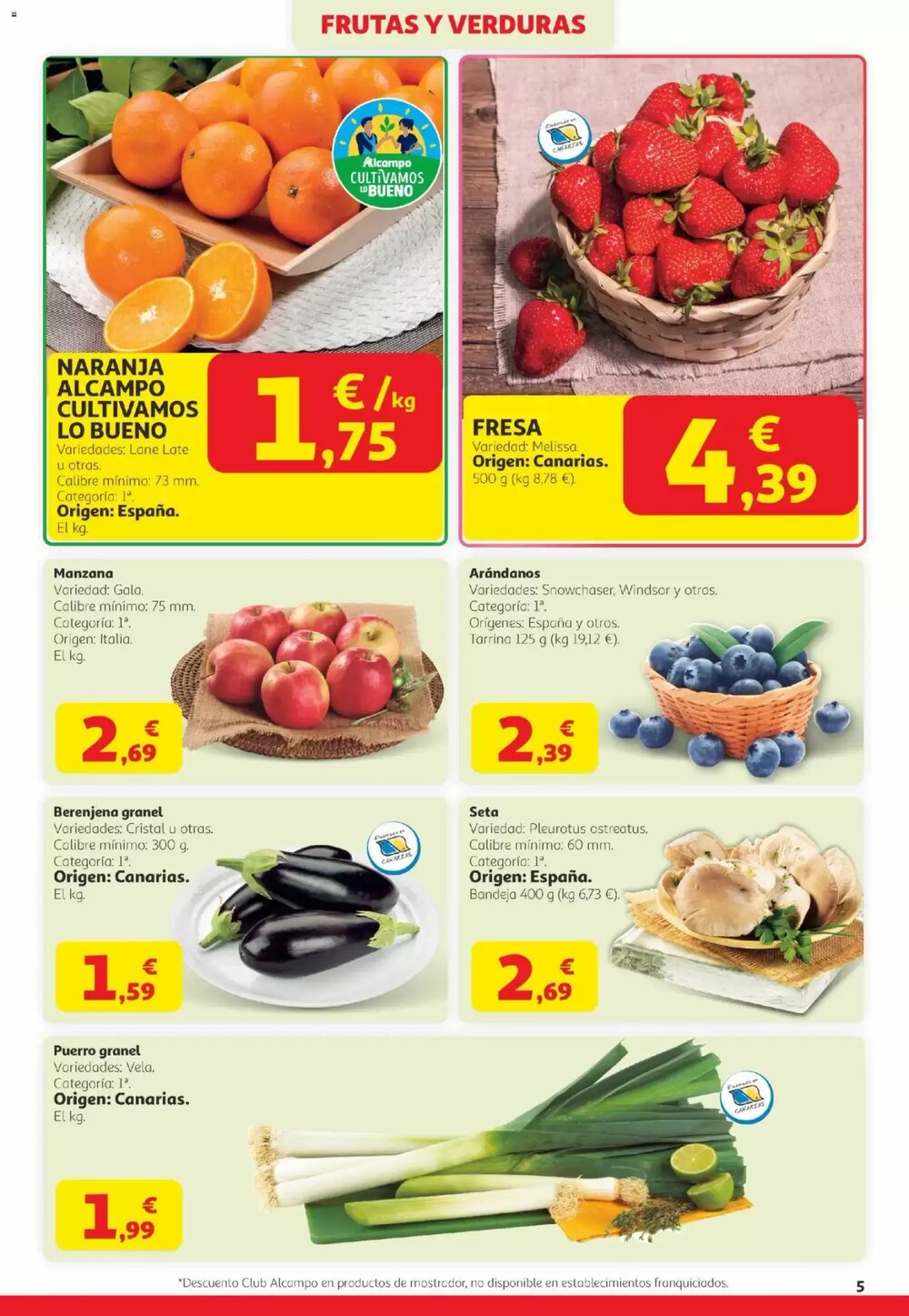 Folleto promocional de Alcampo válido desde el 12/03/2026 - Página 5.