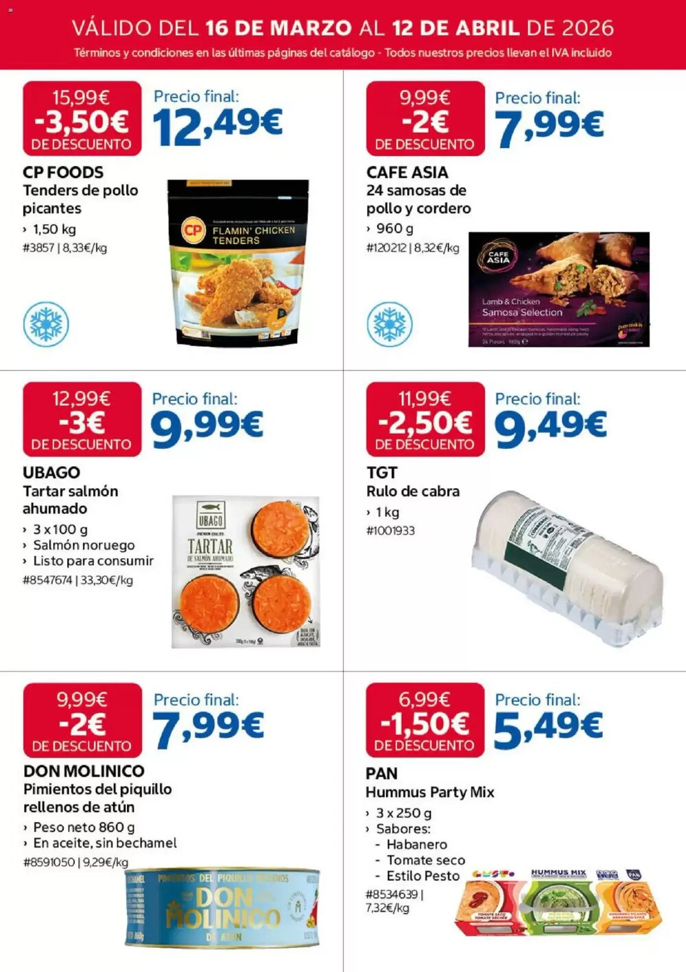 Folleto promocional de Costco válido desde el 16/03/2026 - Página 2.