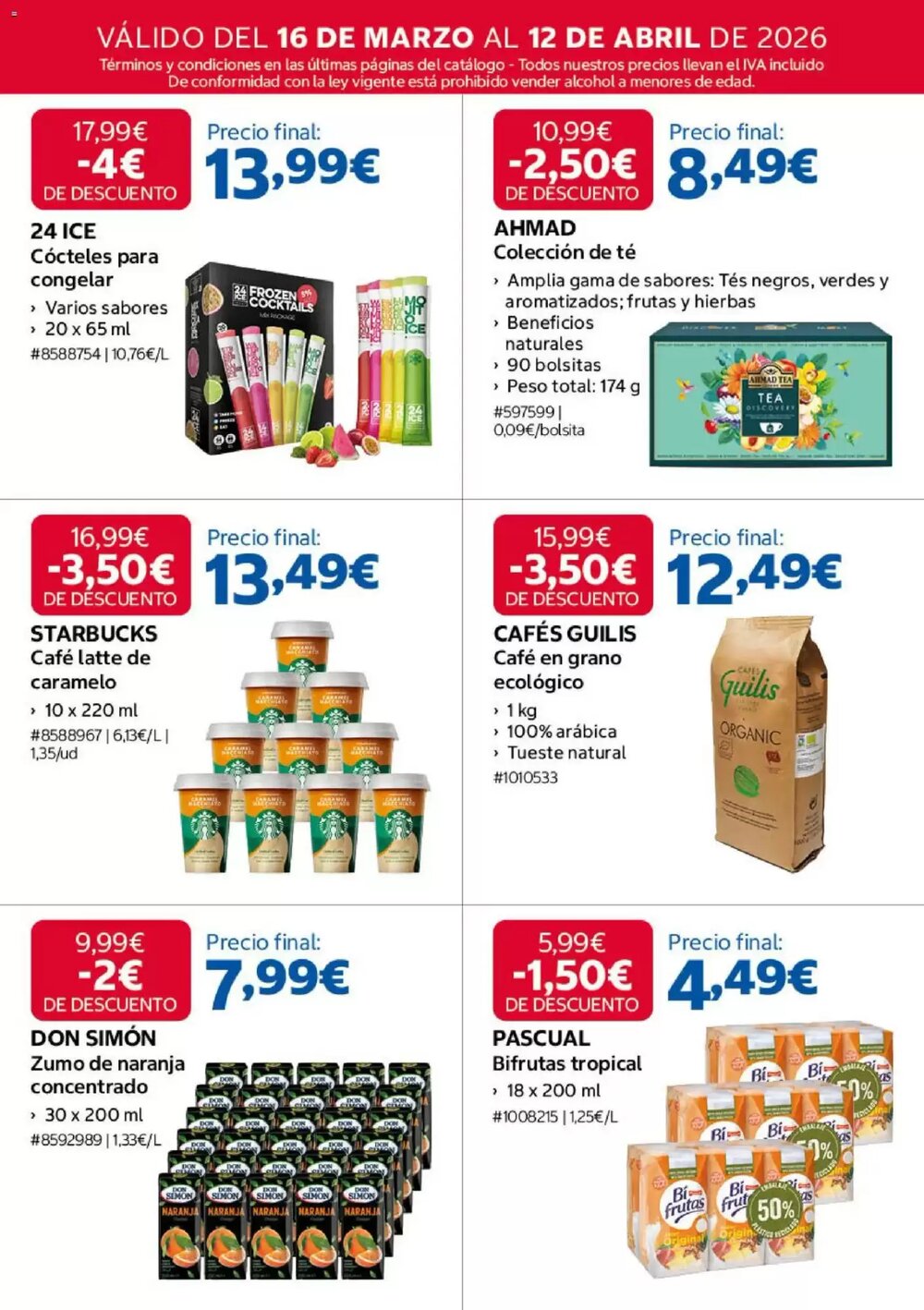 Folleto promocional de Costco válido desde el 16/03/2026 - Página 8.