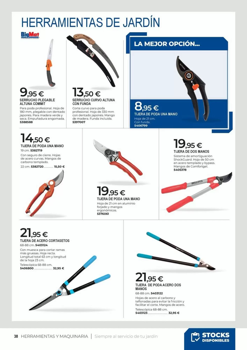 Folleto promocional de BigMat válido desde el 23/03/2026 - Página 38.