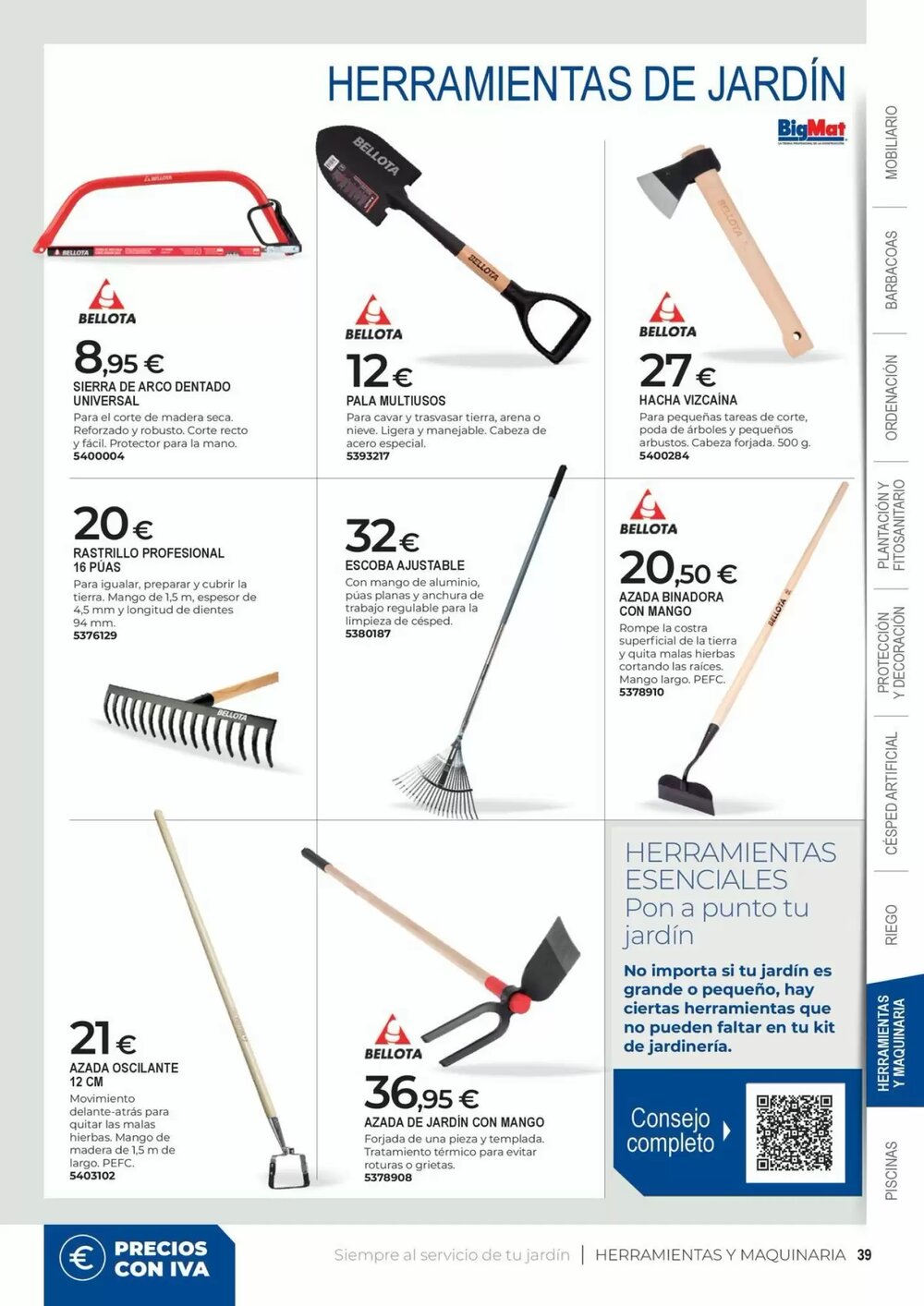 Folleto promocional de BigMat válido desde el 23/03/2026 - Página 39.