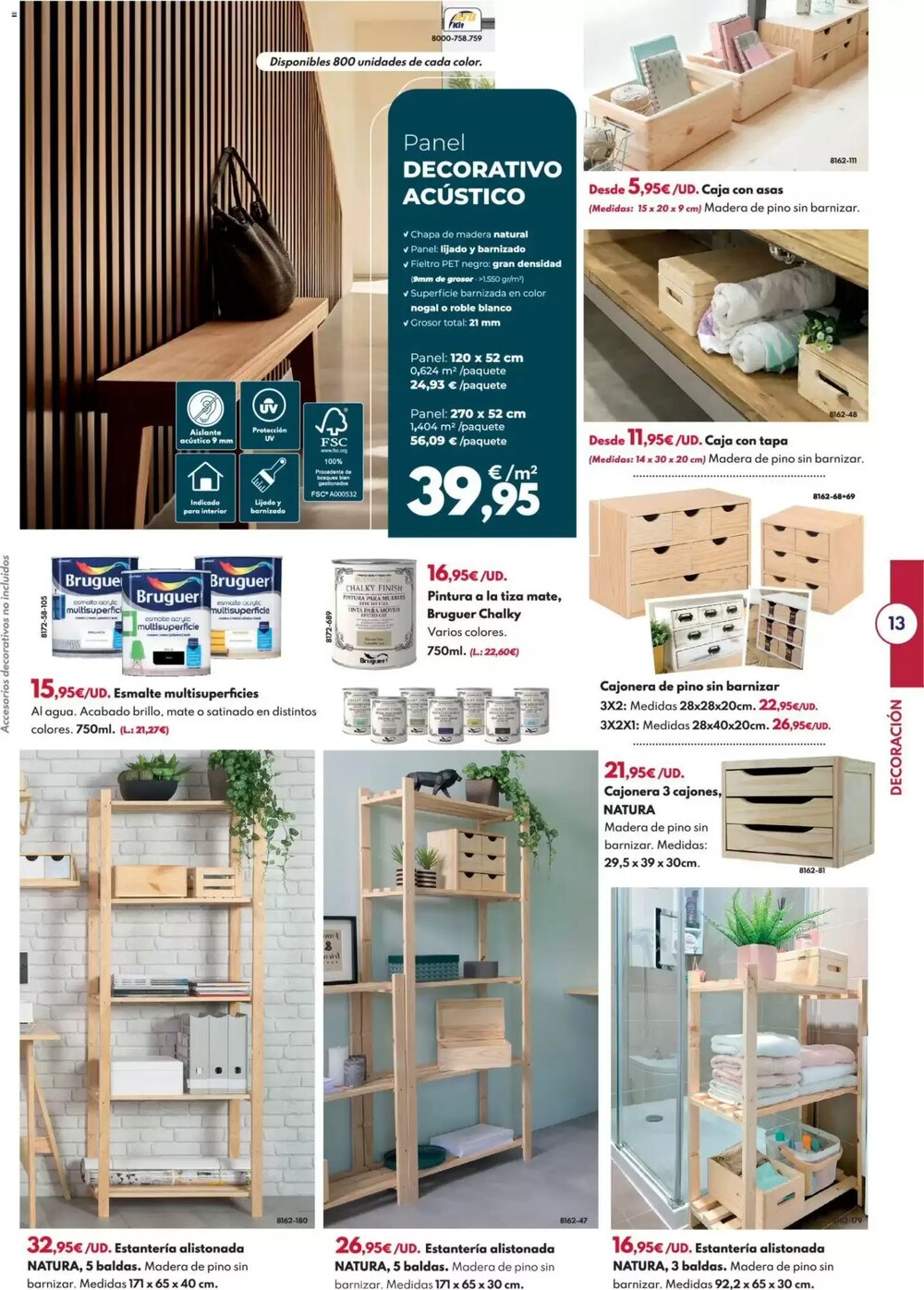 Folleto promocional de BricoCentro válido desde el 23/03/2026 - Página 13.